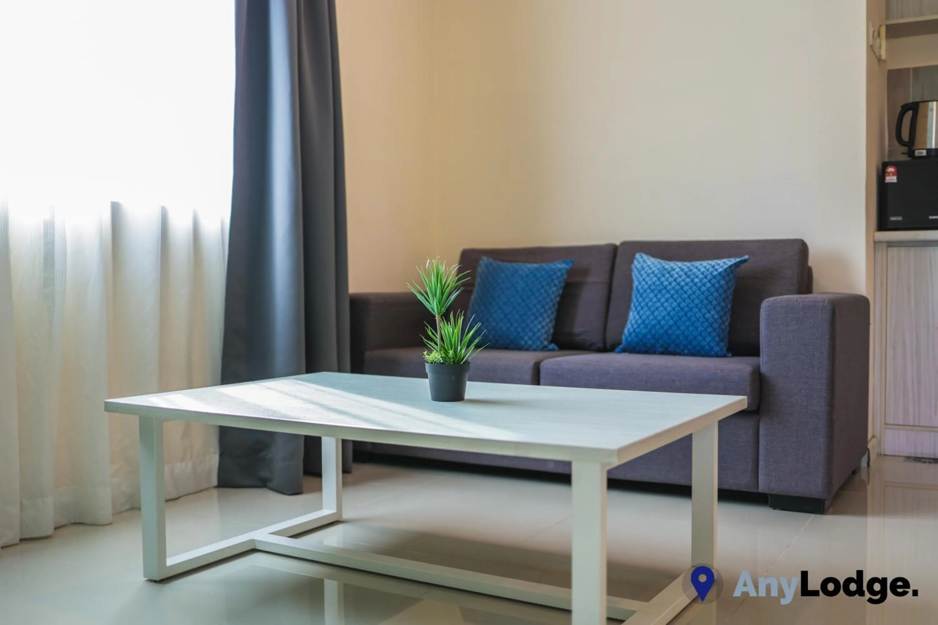 Seating area in AnyLodge Waterfront Marina Island Pangkor