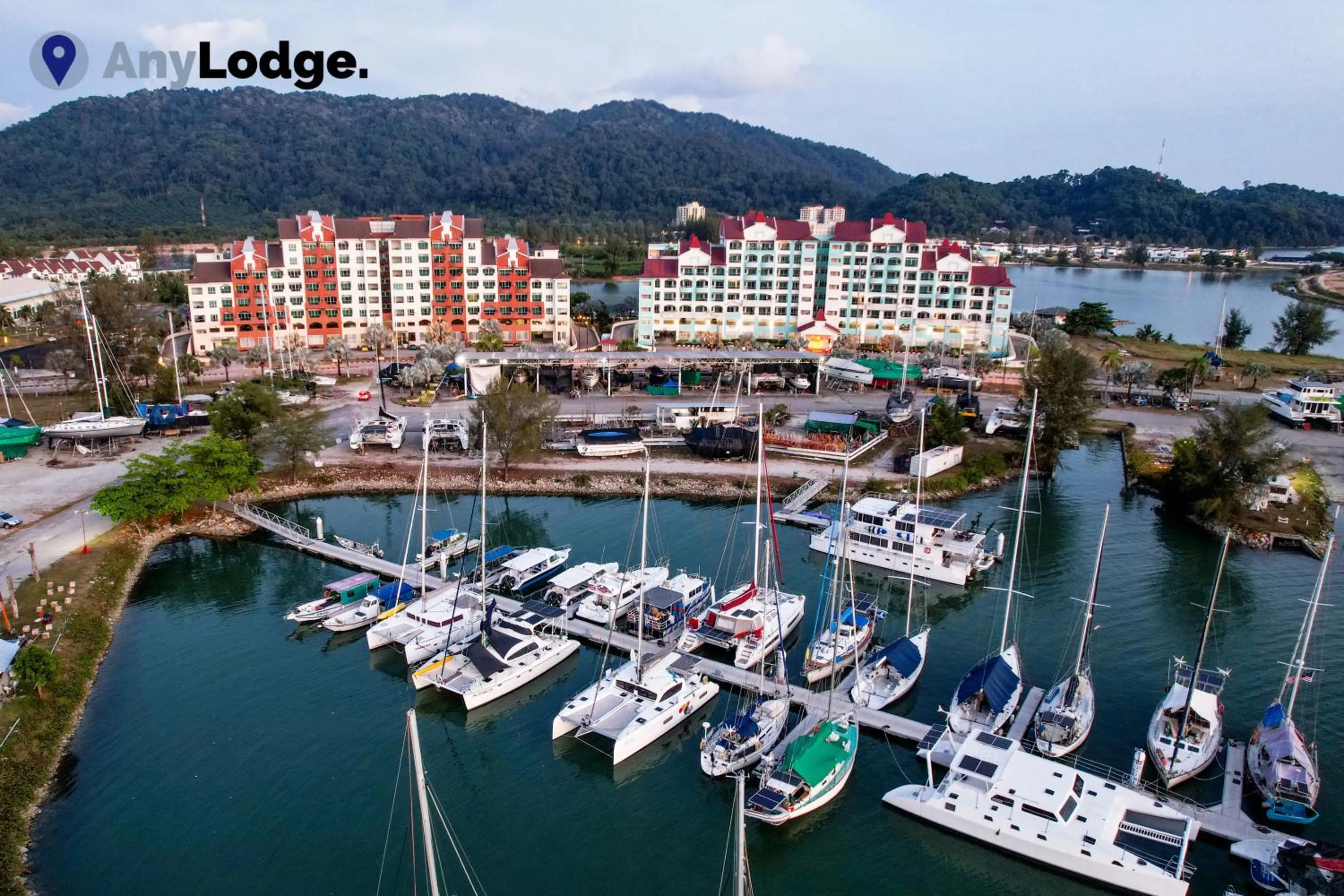 View (from property/room) in AnyLodge Waterfront Marina Island Pangkor