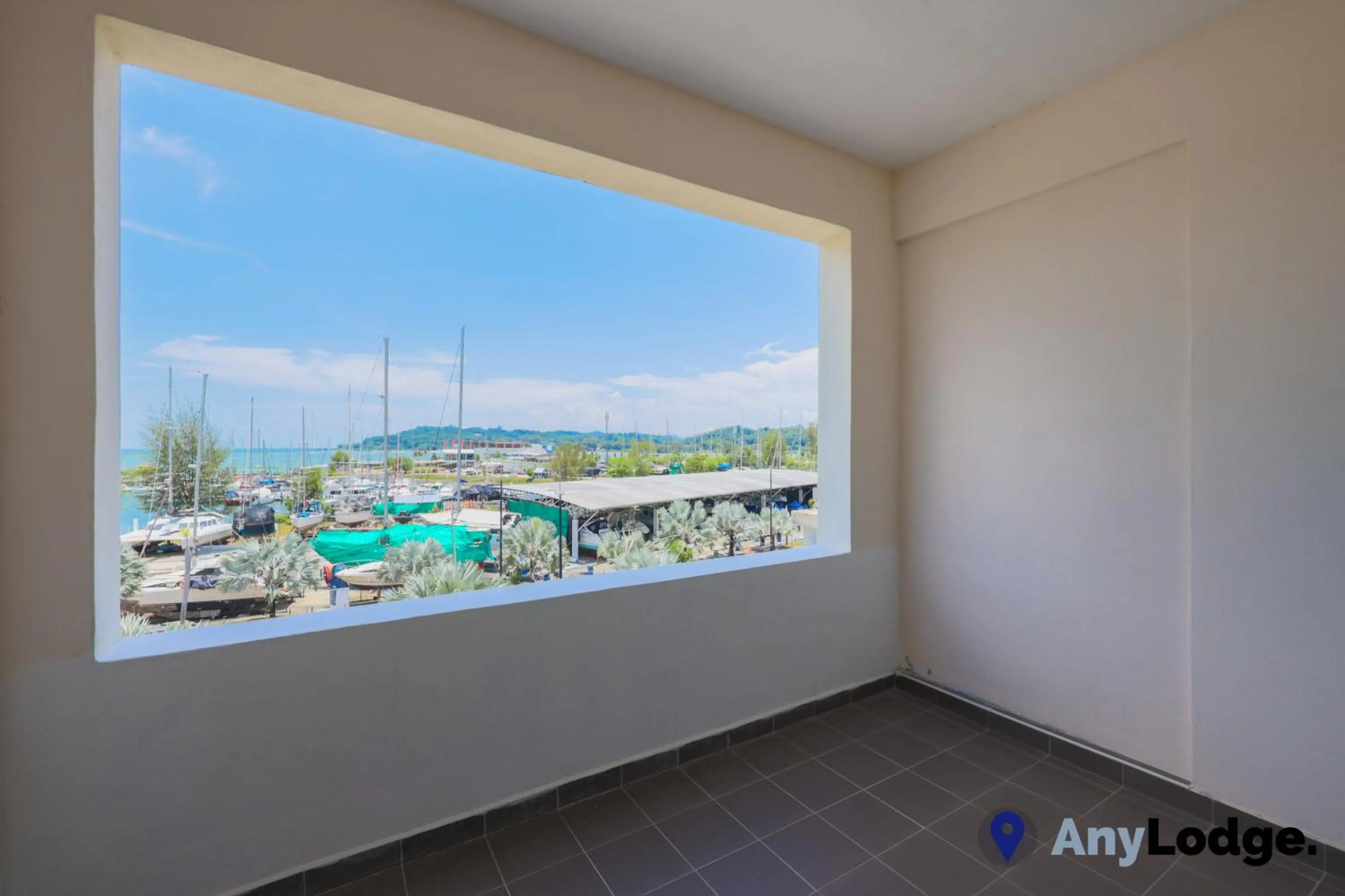 Balcony/Terrace in AnyLodge Waterfront Marina Island Pangkor