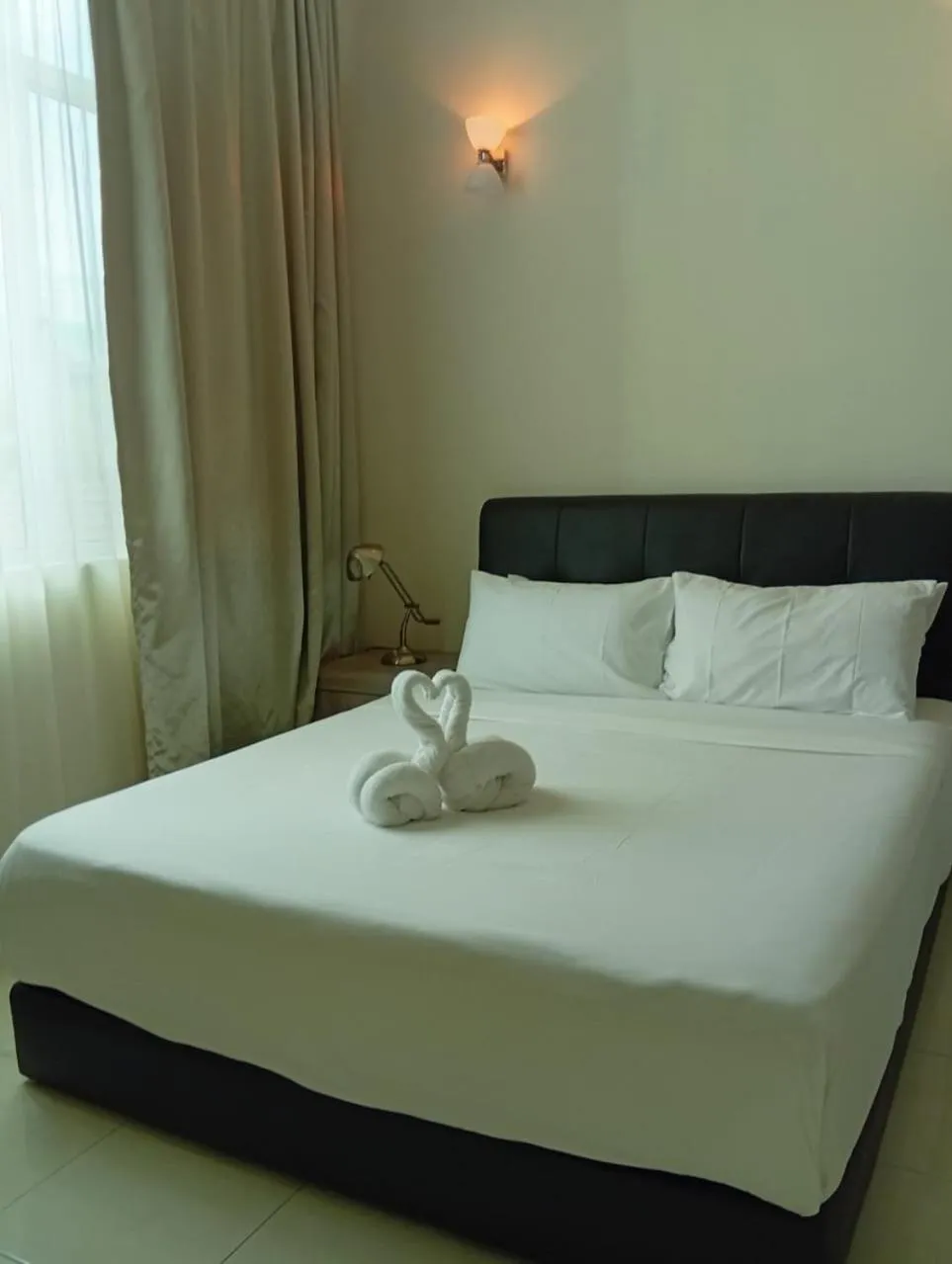 Bed in AnyLodge Waterfront Marina Island Pangkor-Lumut