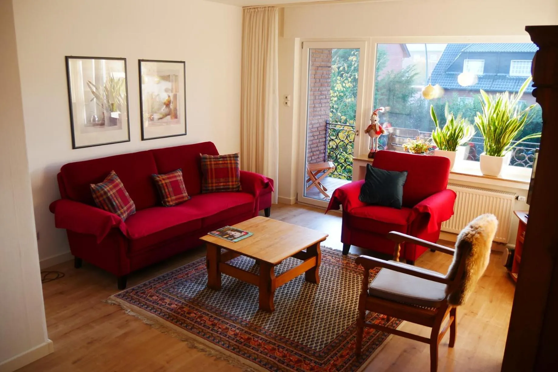 Living room in Ferienwohnung Illerhues
