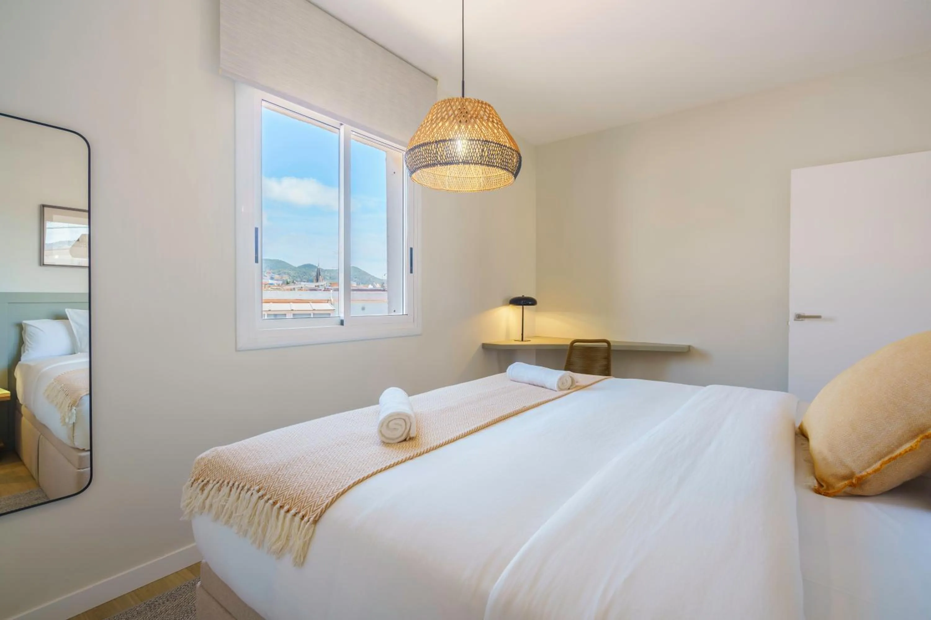 Bed in Sitges Spaces Mediterranean Penthouse