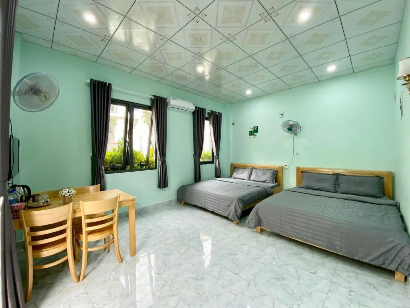 Bed in ĐAM MÊ HOMESTAY