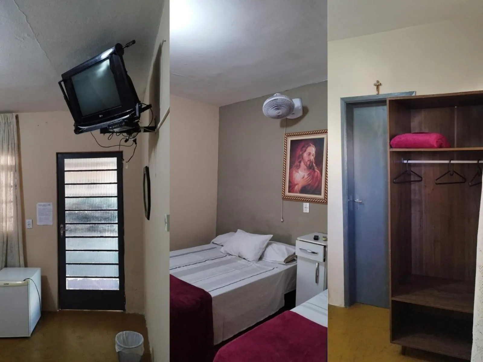 Bedroom, Bed in POUSADA MONTE HOREB