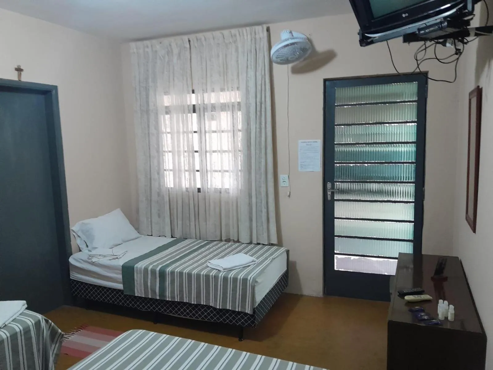 Photo of the whole room, Bed in POUSADA MONTE HOREB