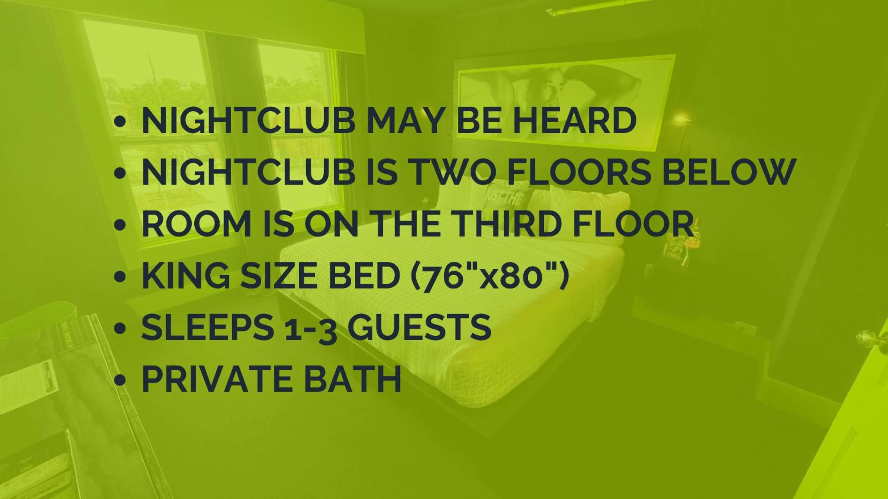 Deluxe King Room in Mari Jean Hotel - All Adults Welcome