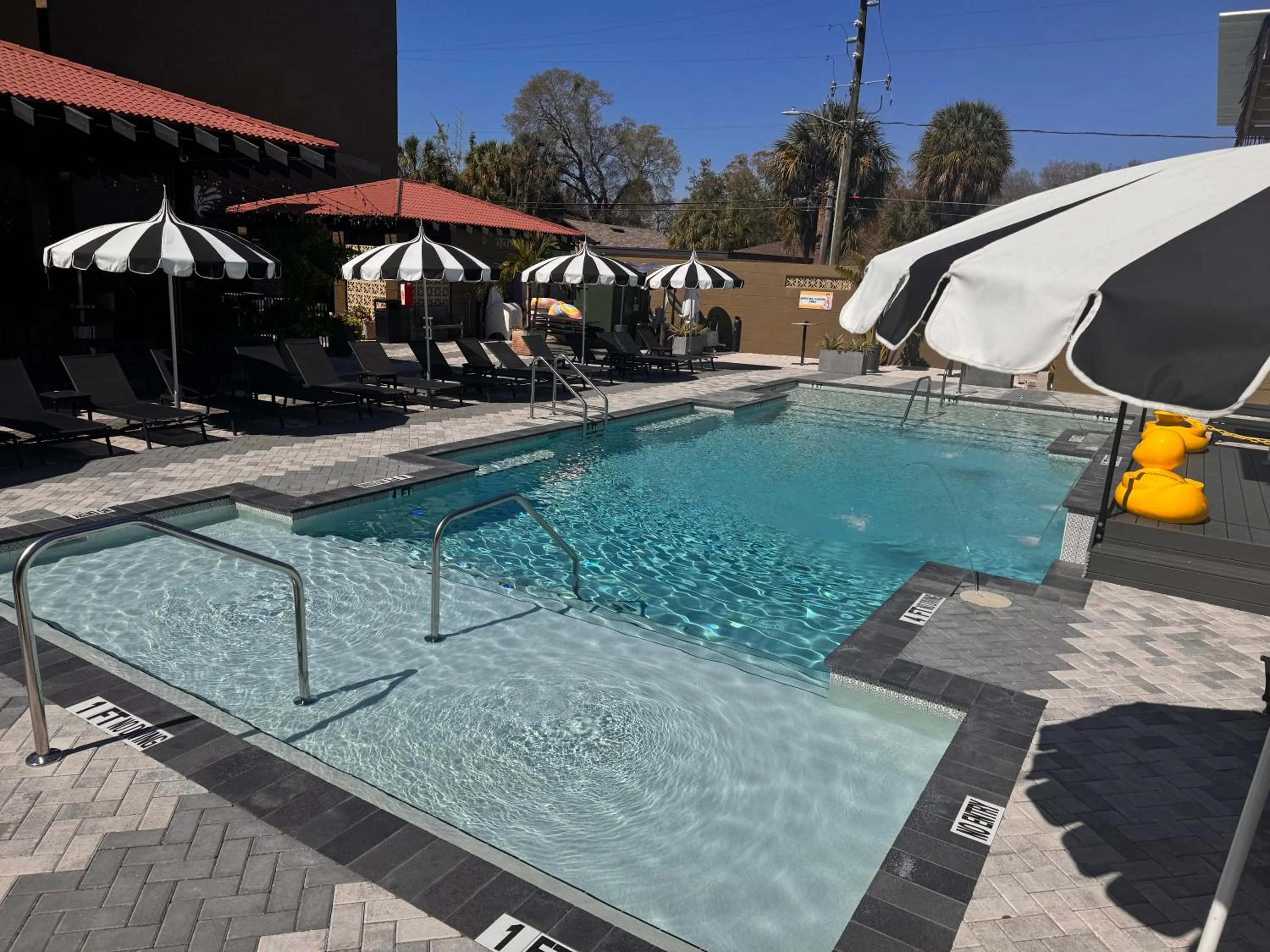 Swimming pool in Mari Jean Hotel - All Adults Welcome