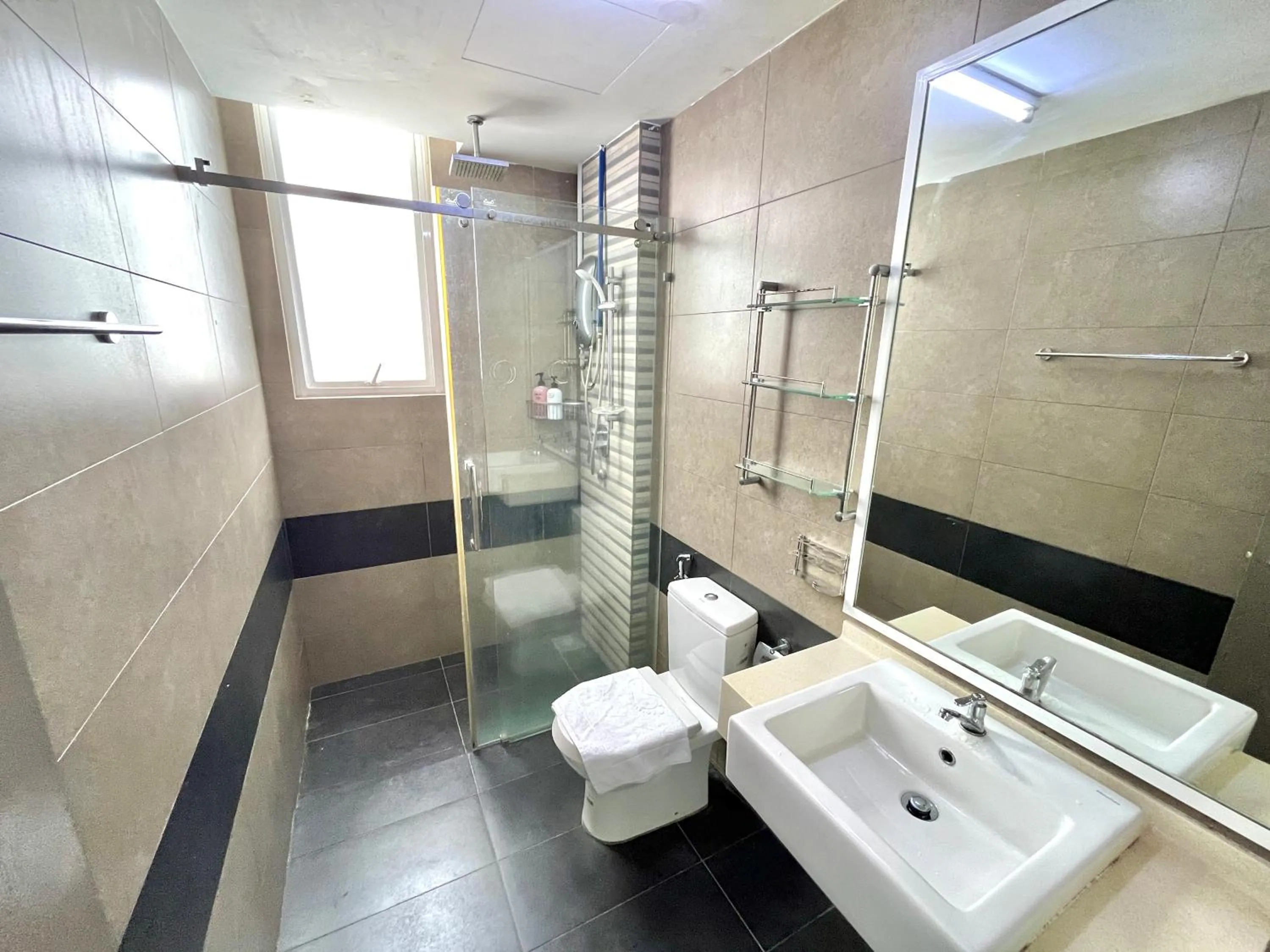 Bathroom in Setapak Central Signature Suites by Manhattan Group