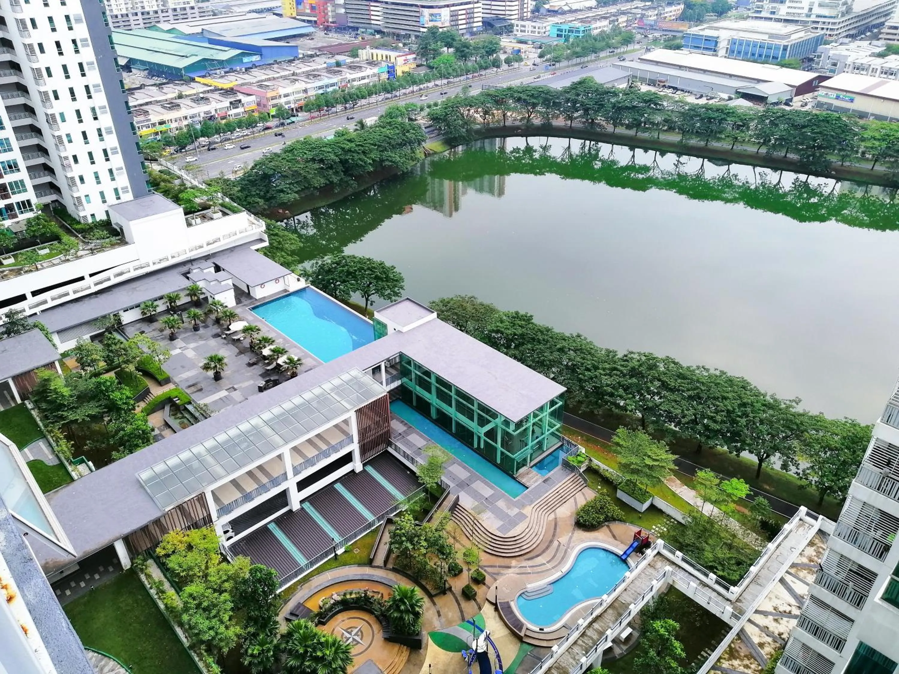 Lake view in Setapak Central Signature Suites by Manhattan Group