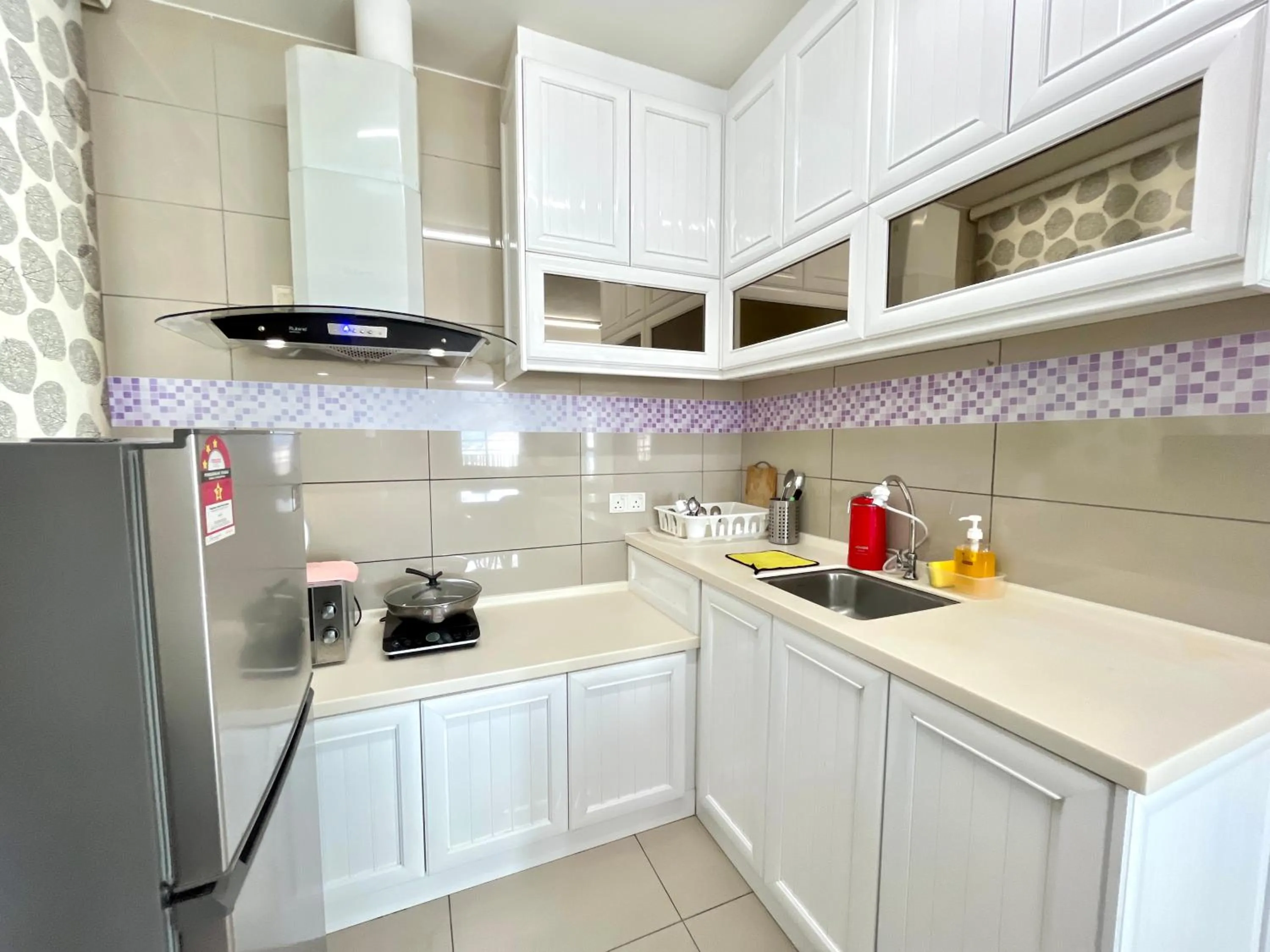 kitchen in Setapak Central Signature Suites by Manhattan Group