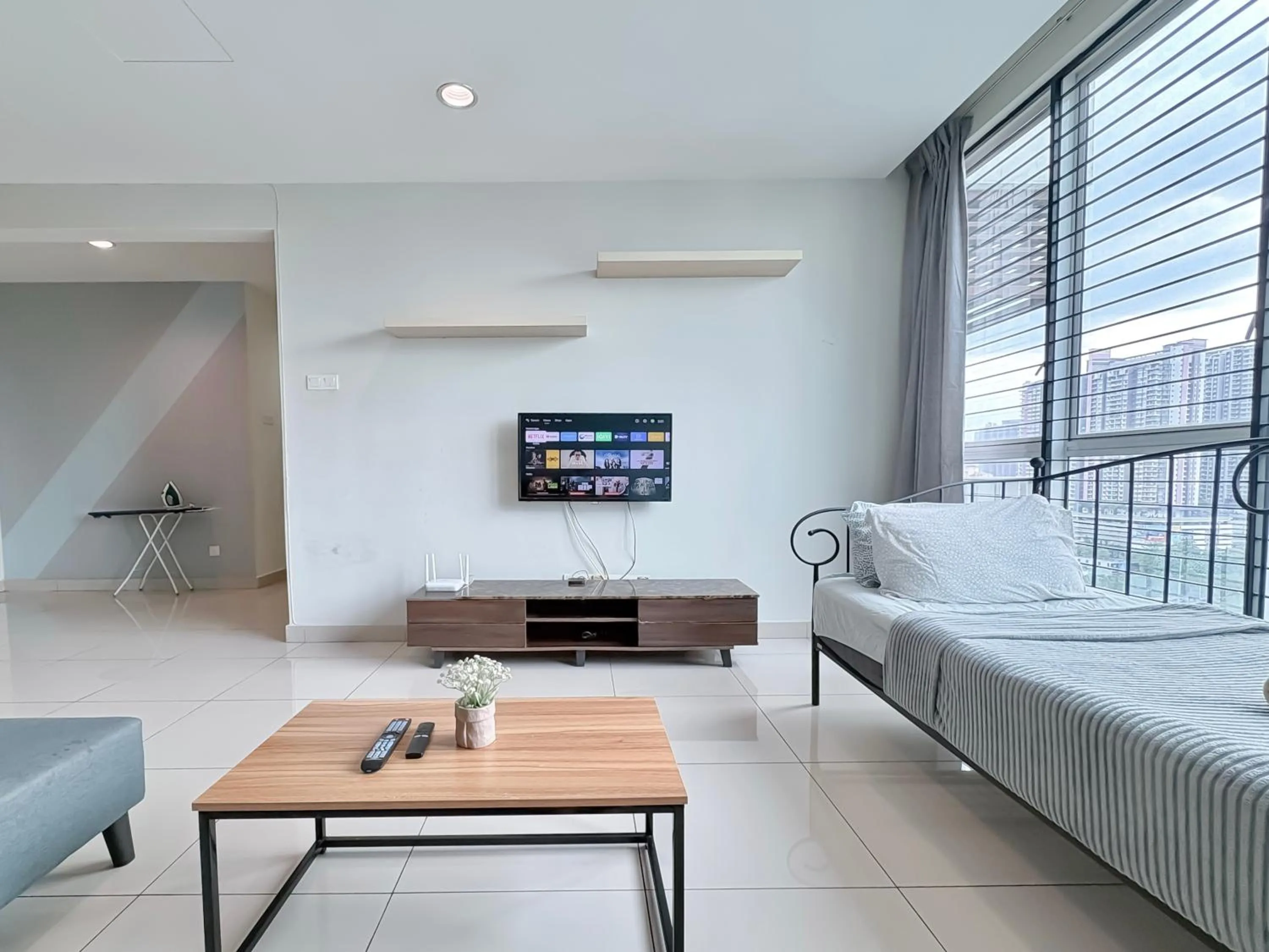 Living room, Bed in Setapak Central Signature Suites by Manhattan Group