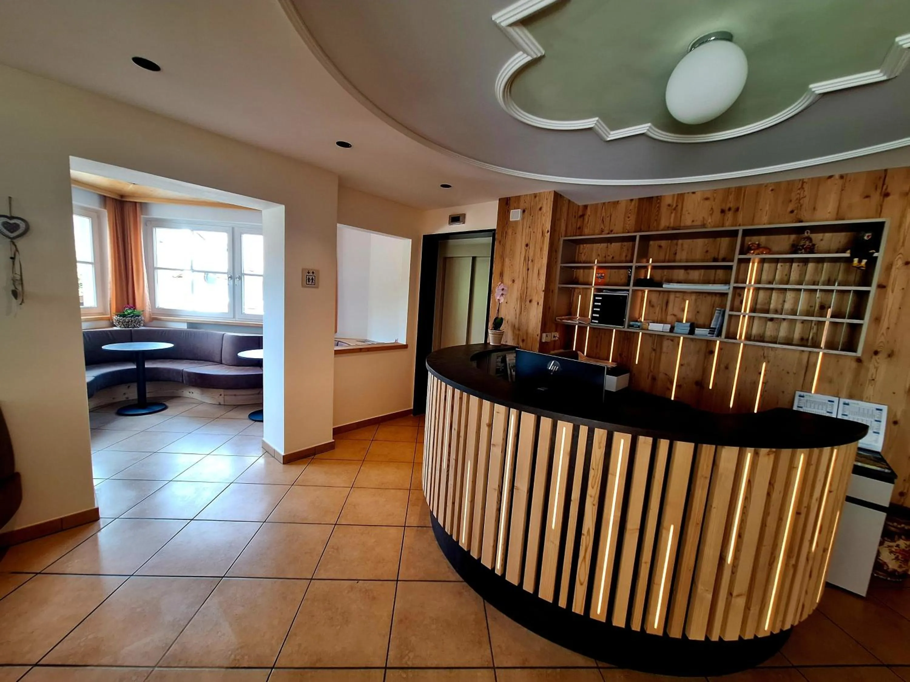 Lobby or reception in Hotel Pörnbacher