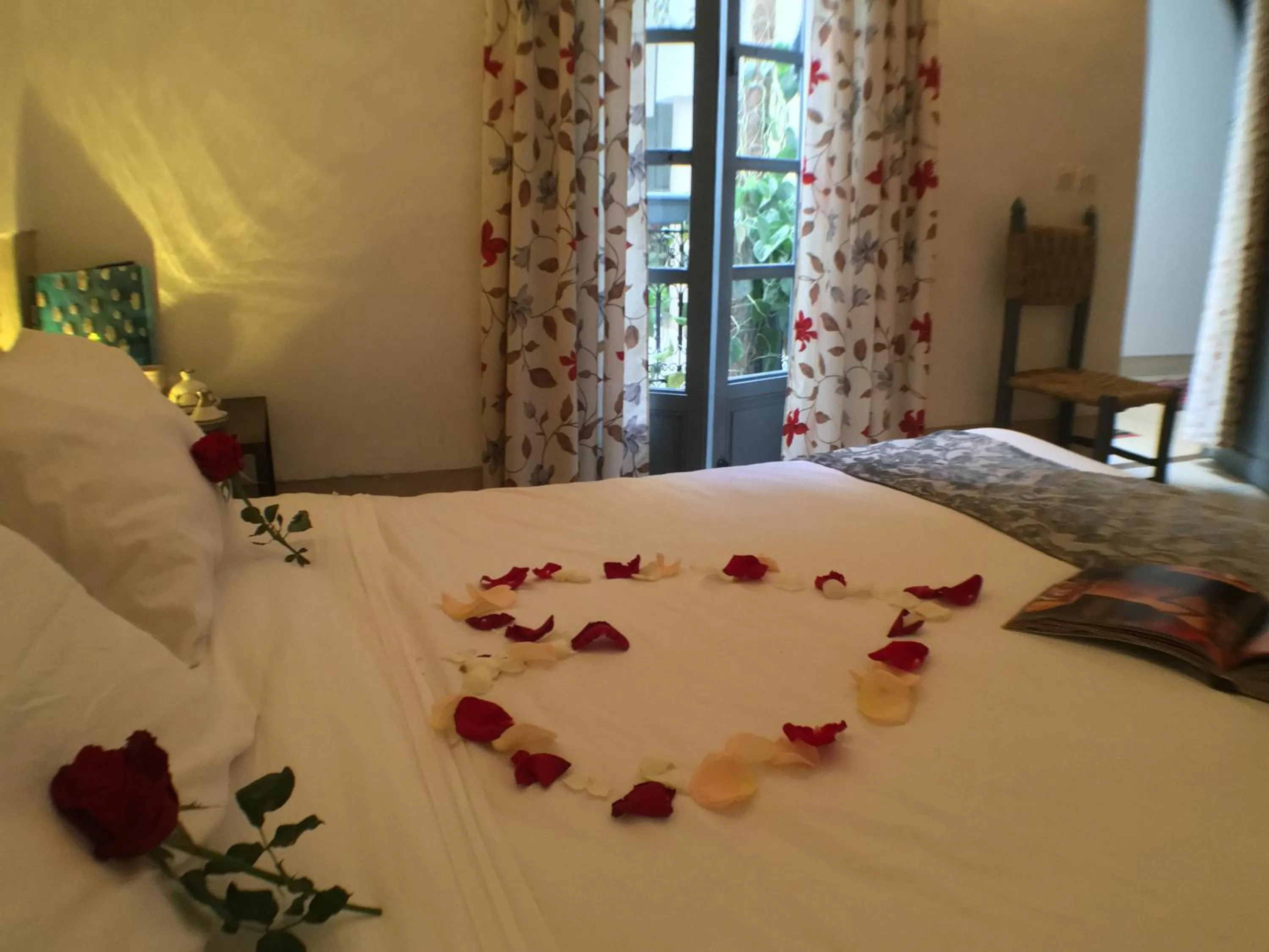 Photo of the whole room, Bed in Riad of The Light