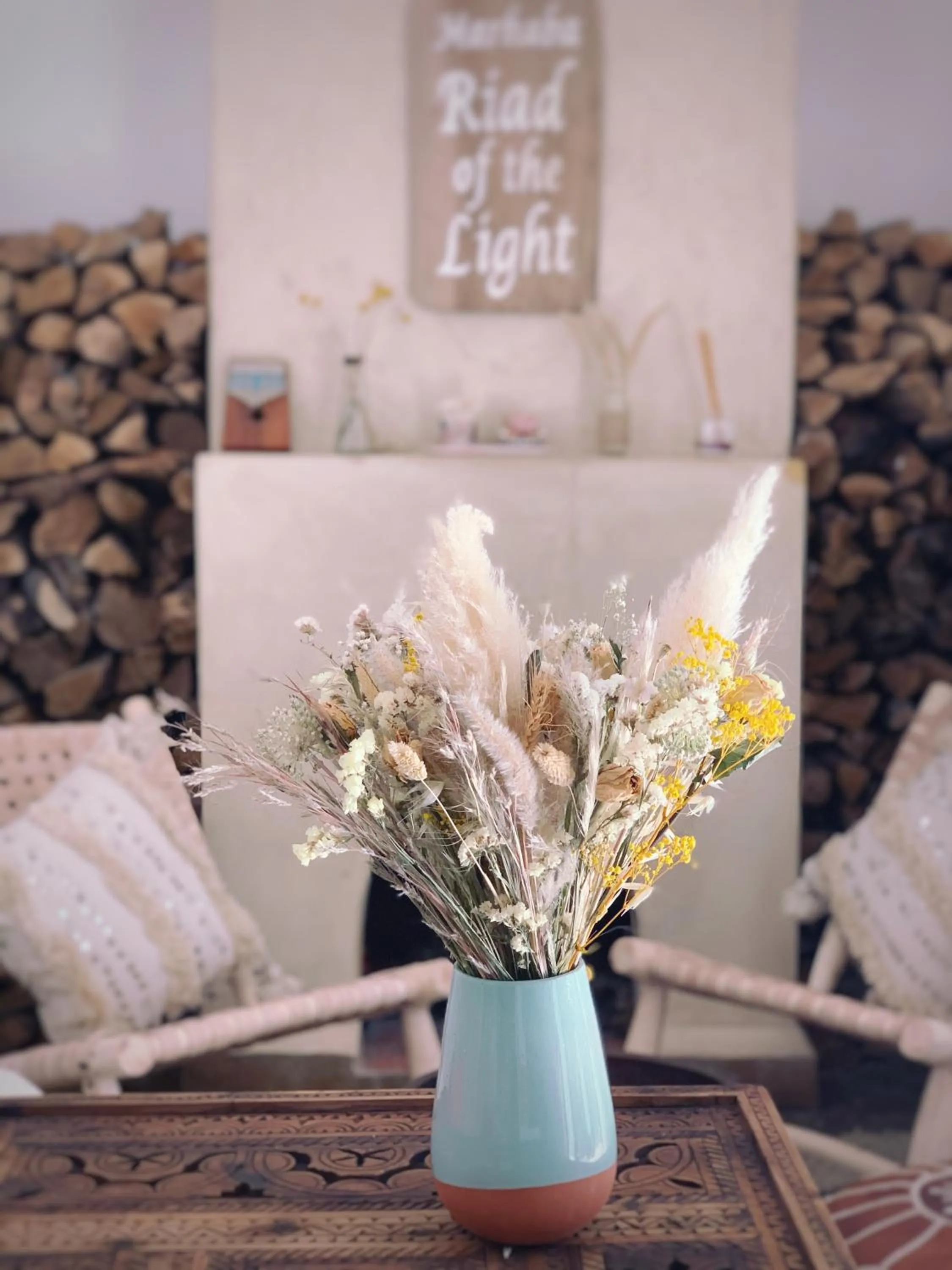 Living room in Riad of The Light