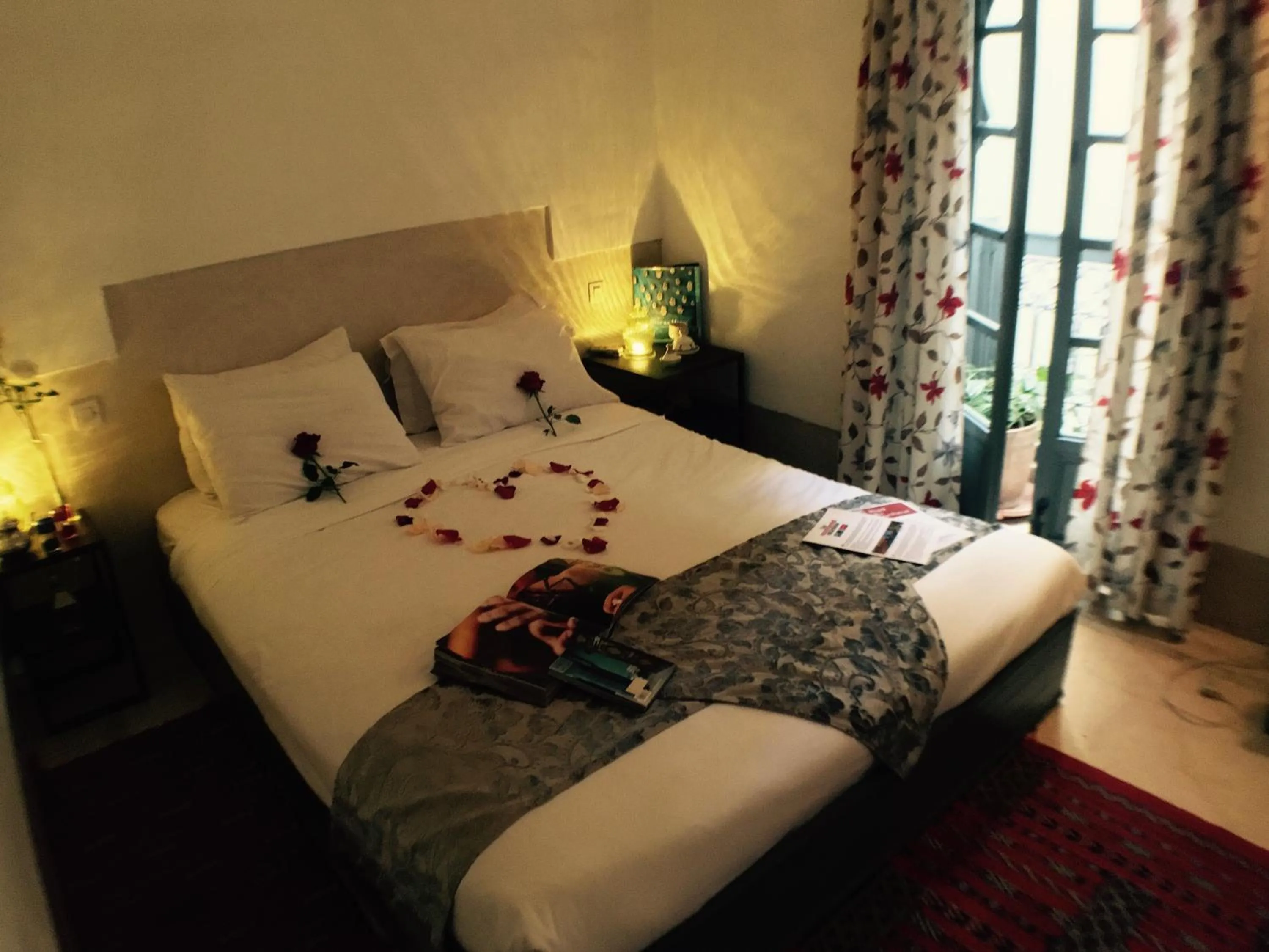 Photo of the whole room, Bed in Riad of The Light