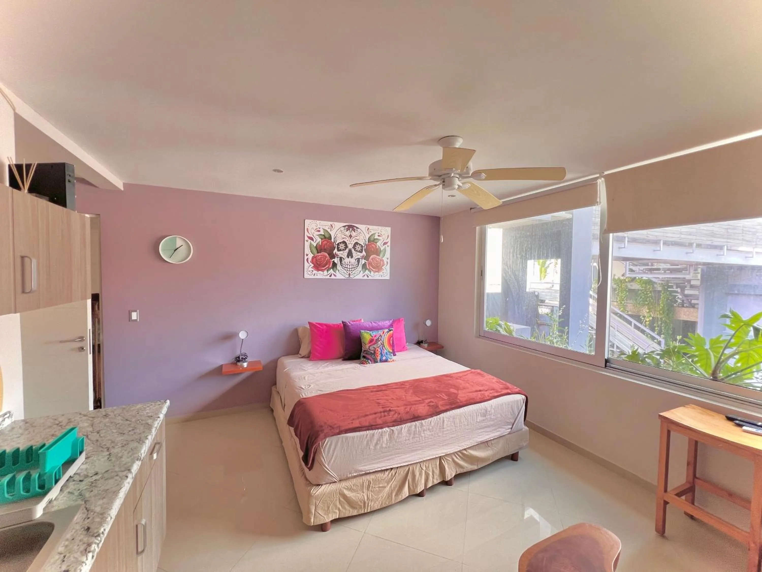 Bed in Playa Centro Rooftop Apartments & Studios