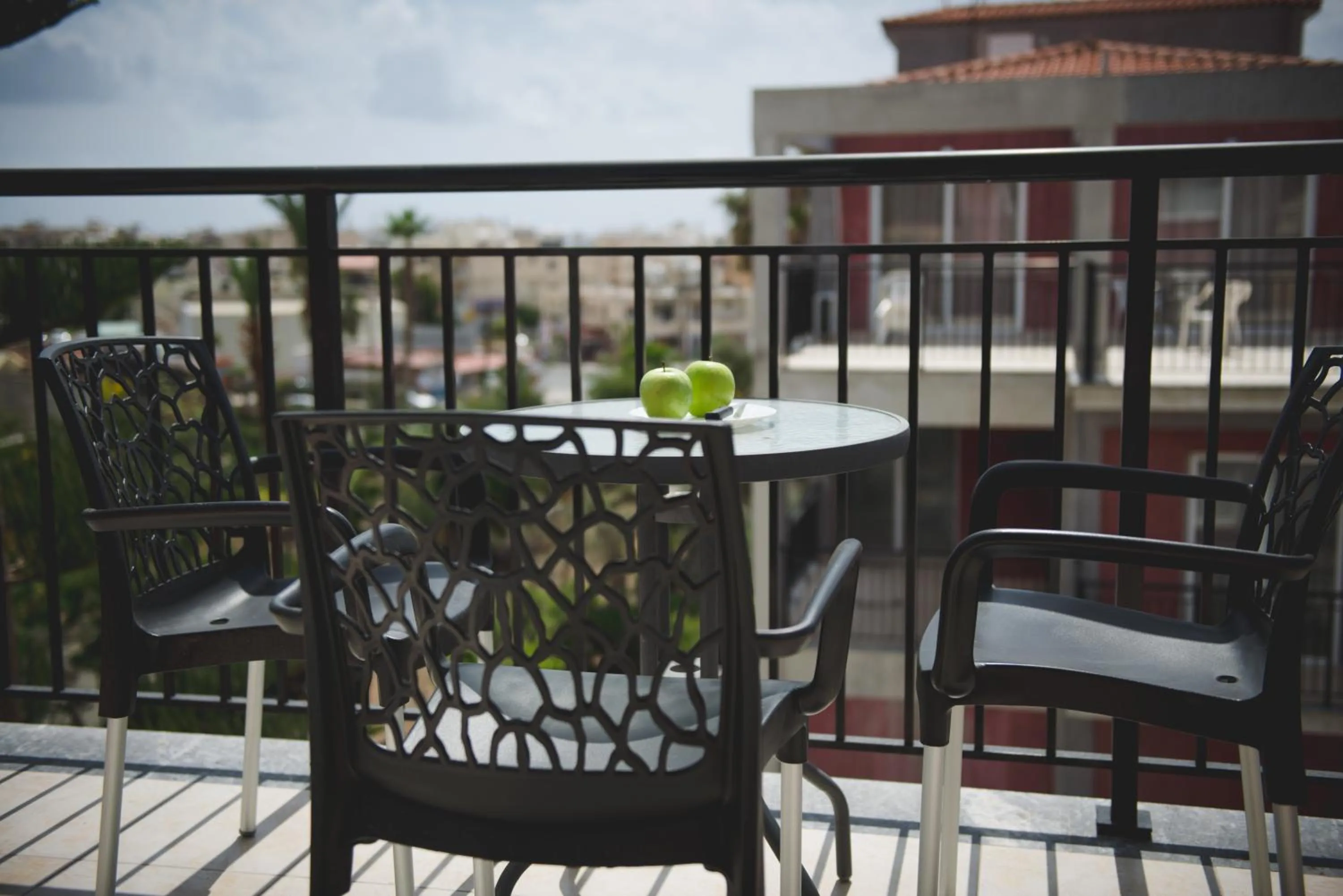 Patio in Valentinos Apartments