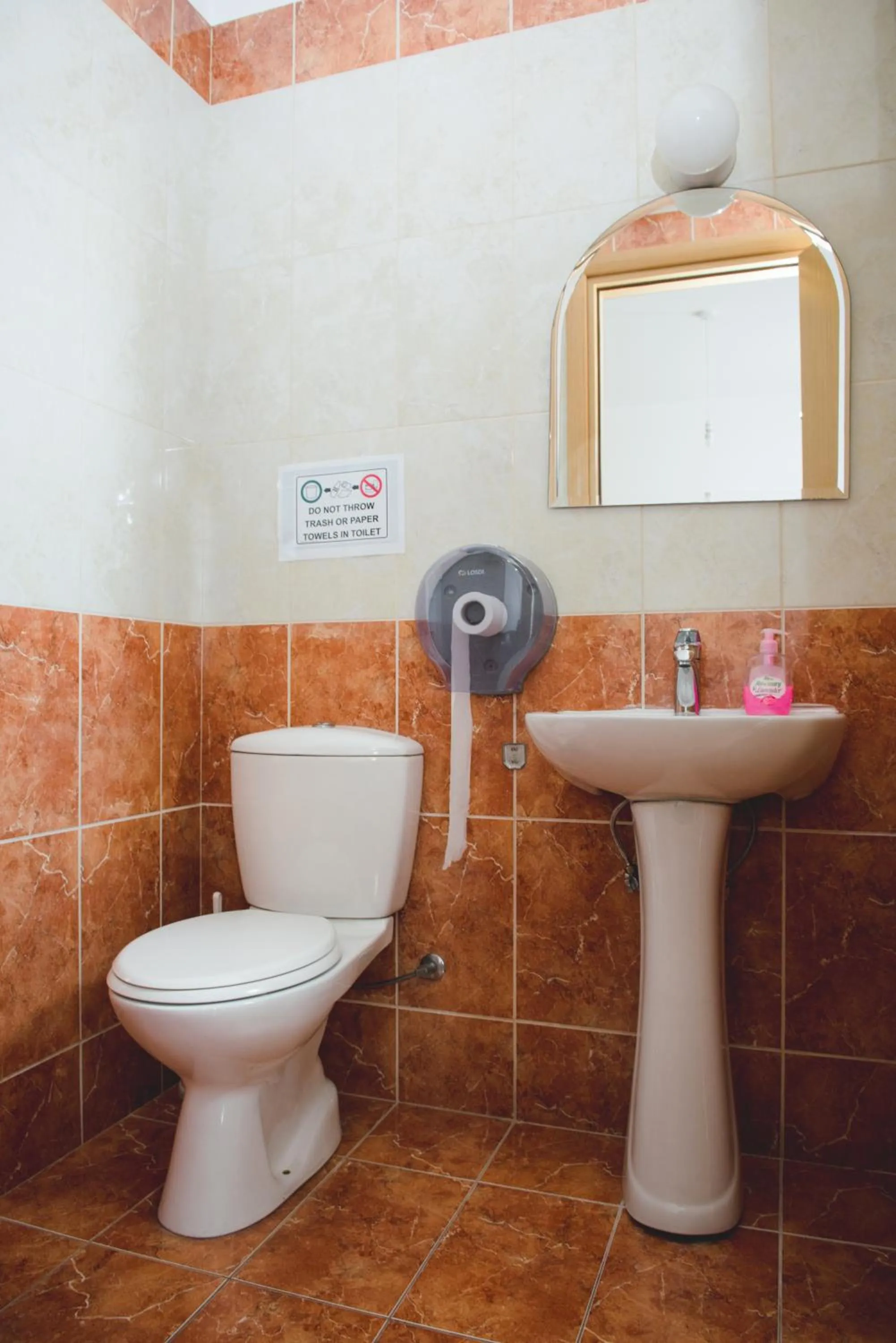 Toilet in Valentinos Apartments