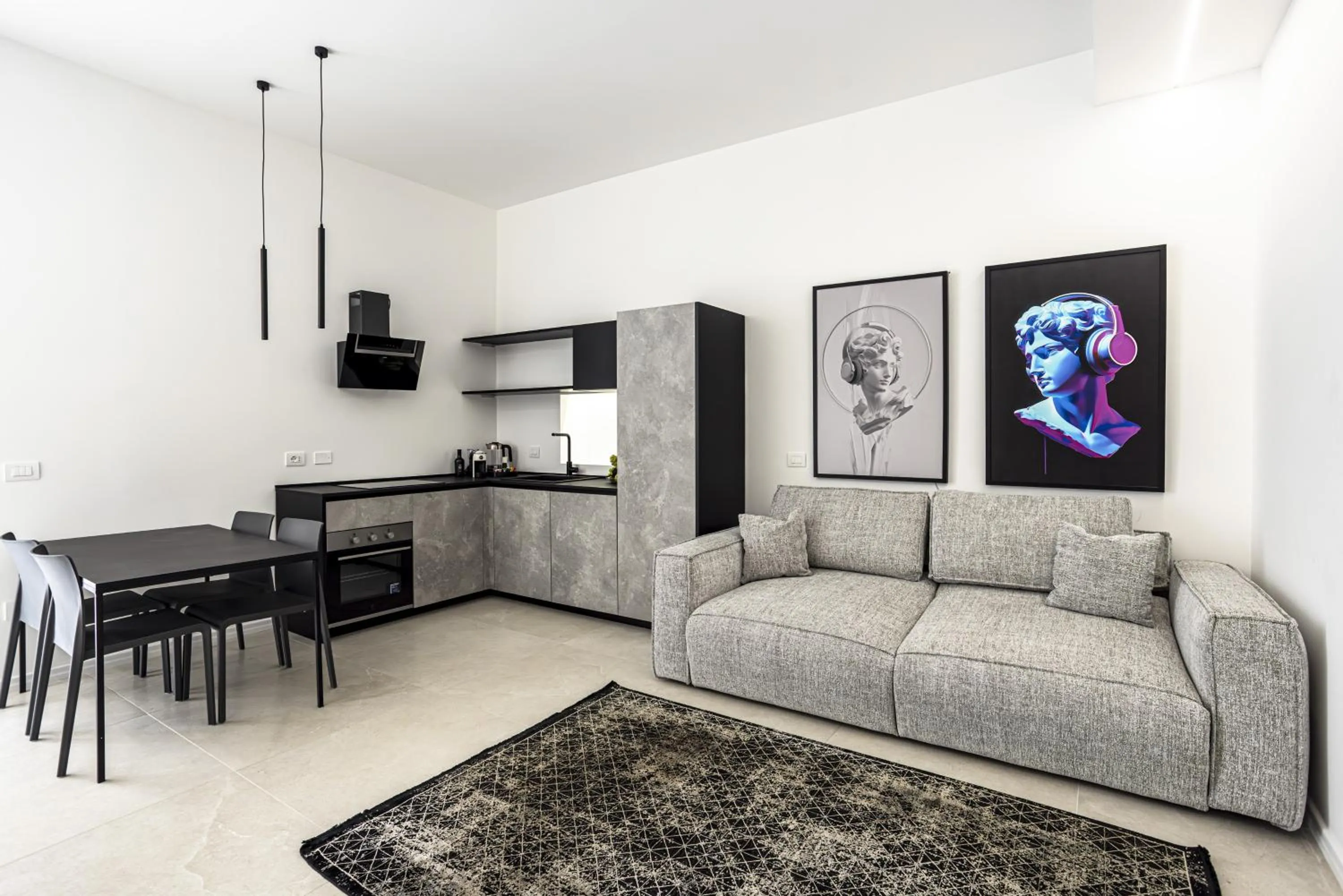 Kitchen or kitchenette in Nostos rooms & Apartments