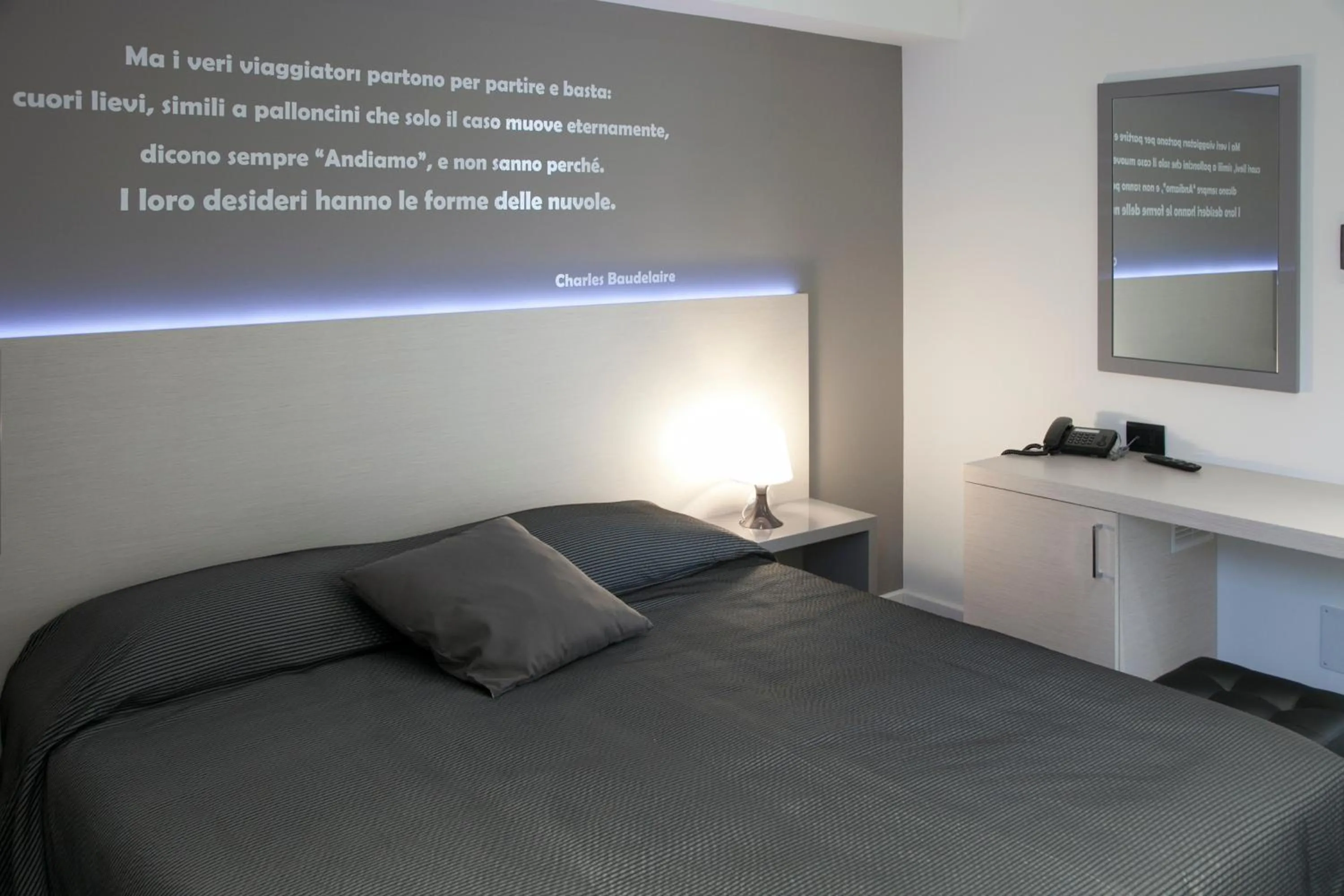 Bed in Nostos rooms & Apartments