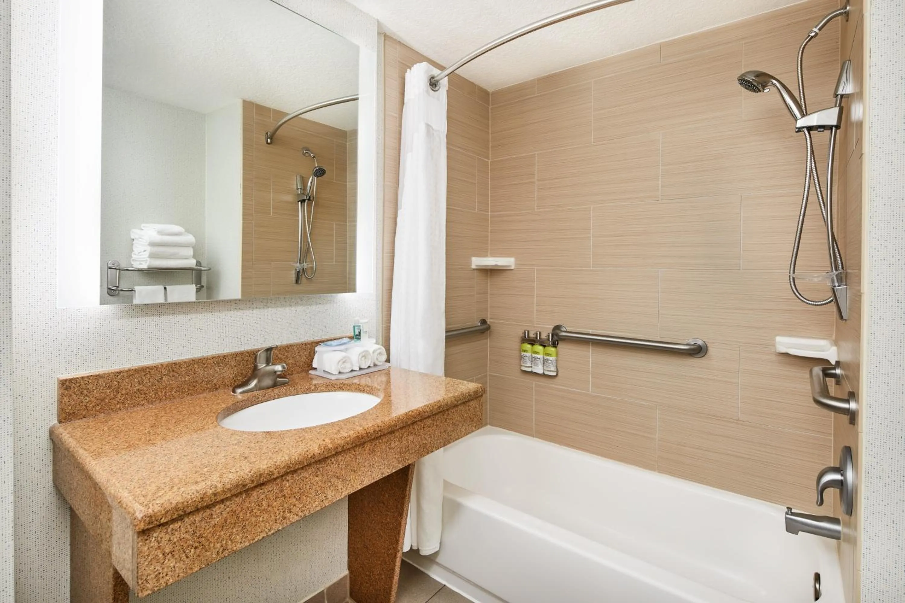 Bathroom in Holiday Inn Express & Suites Jacksonville South East - Medical Center Area by IHG