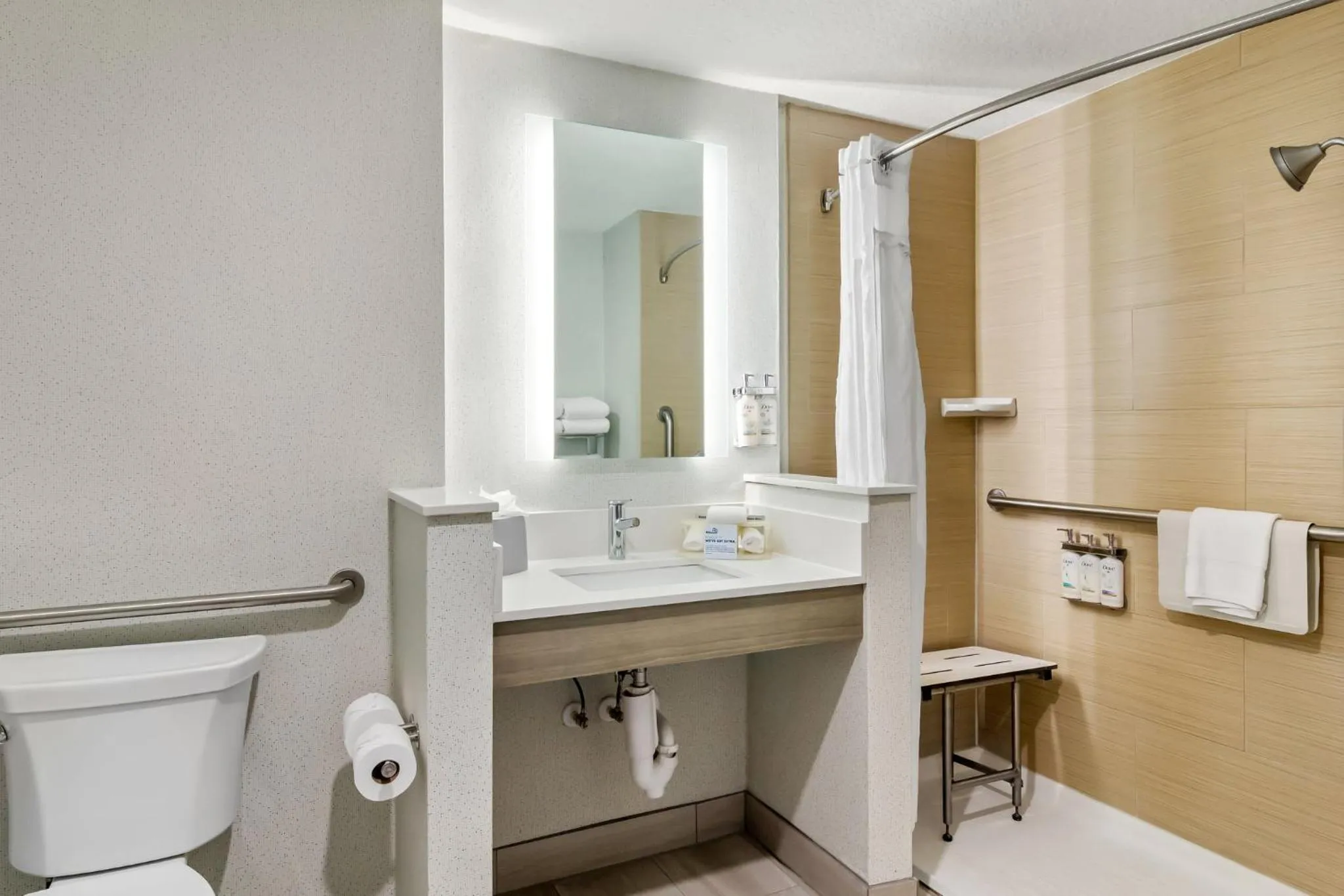 Bathroom in Holiday Inn Express & Suites Jacksonville South East - Medical Center Area by IHG