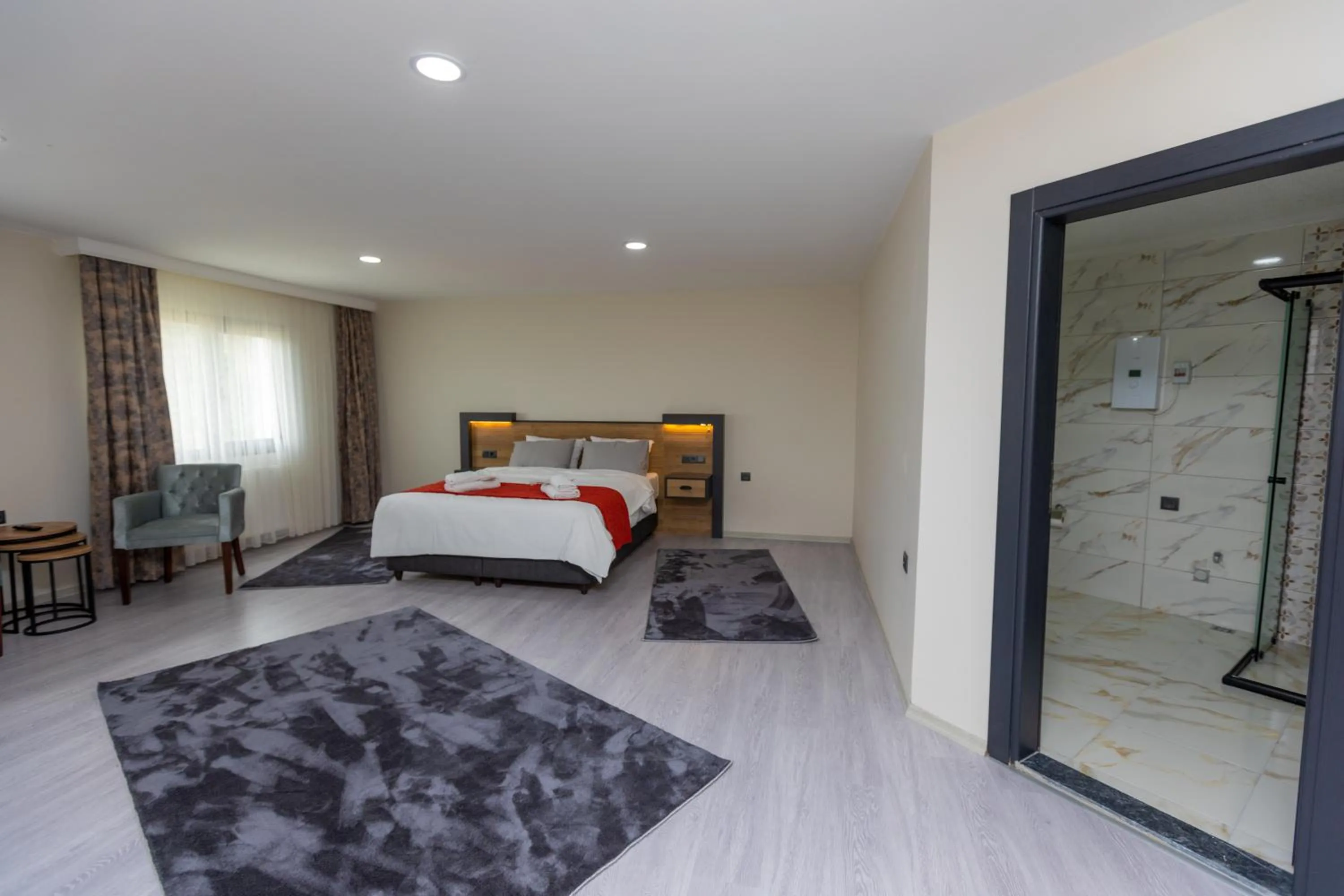 Bed in Moonlight Suite