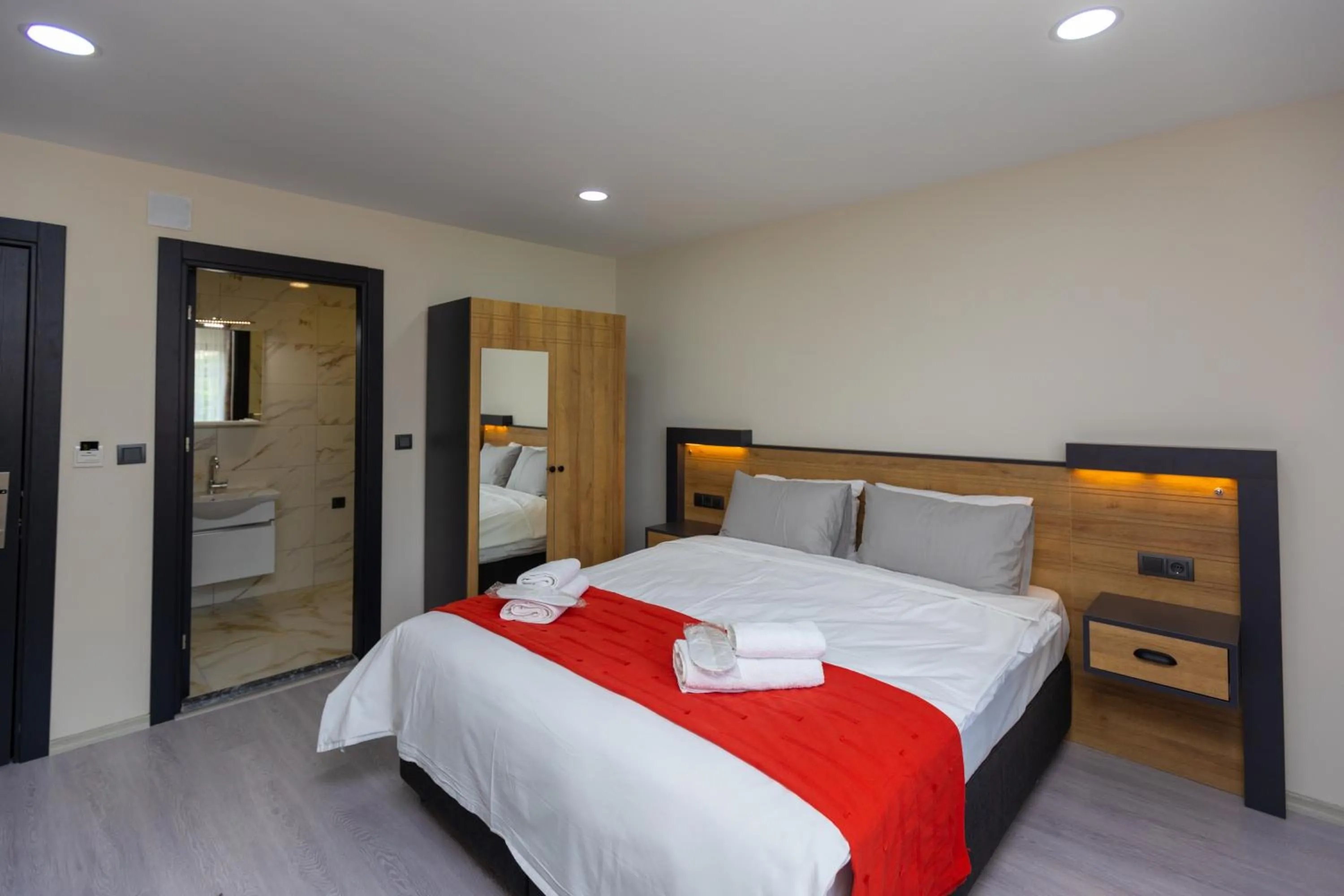 Bed in Moonlight Suite