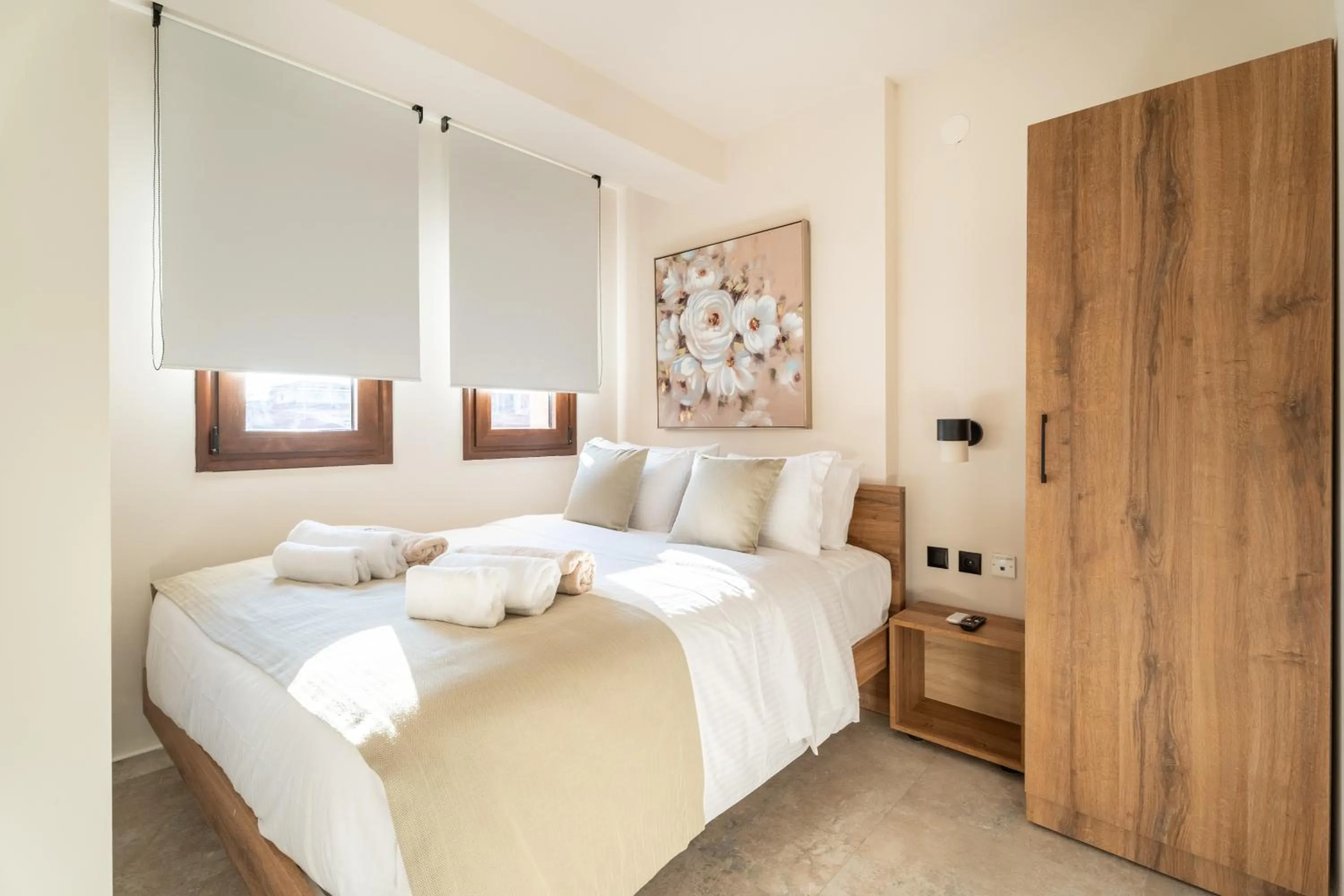 Bed in Mpikas Holidays