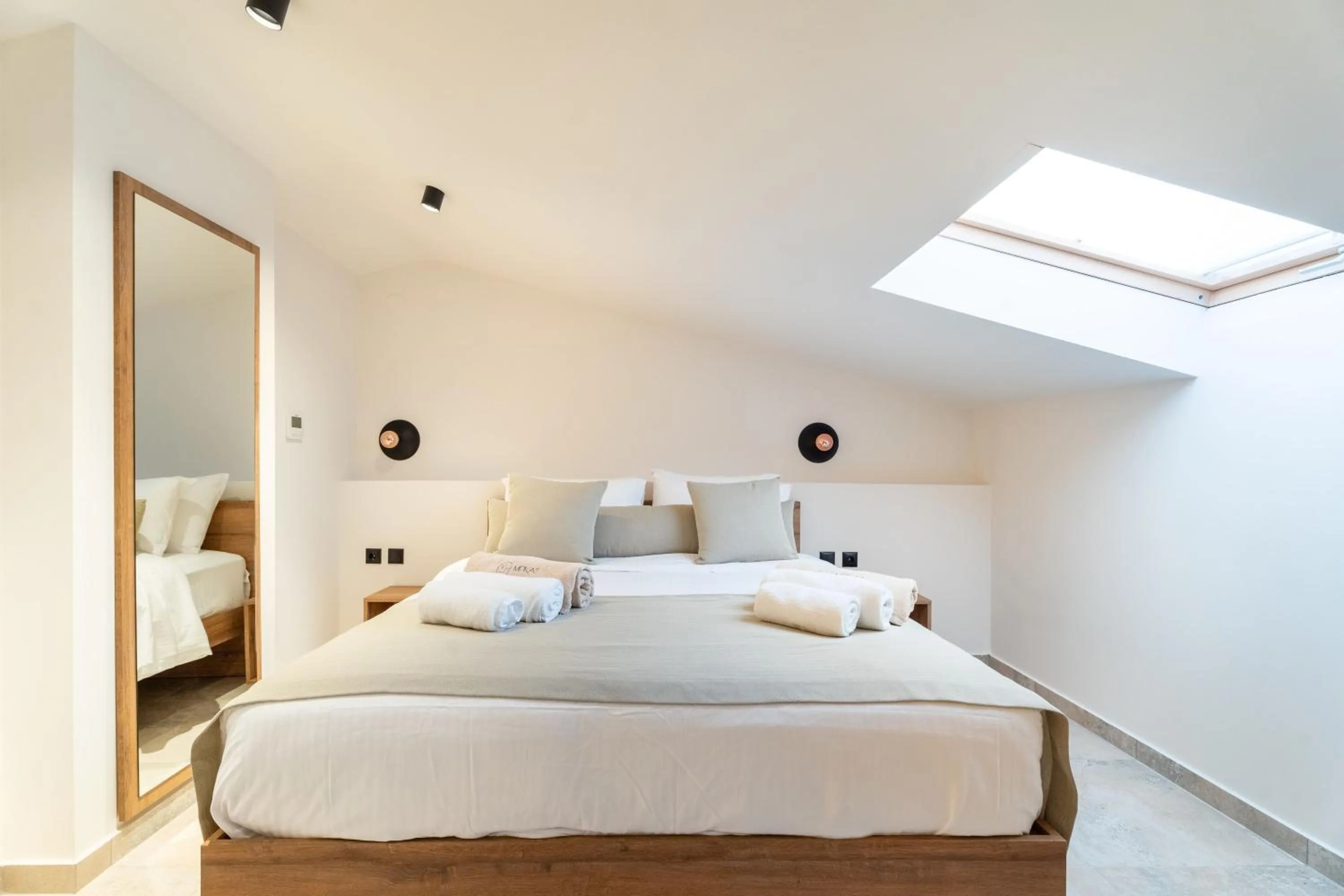 Bed in Mpikas Holidays