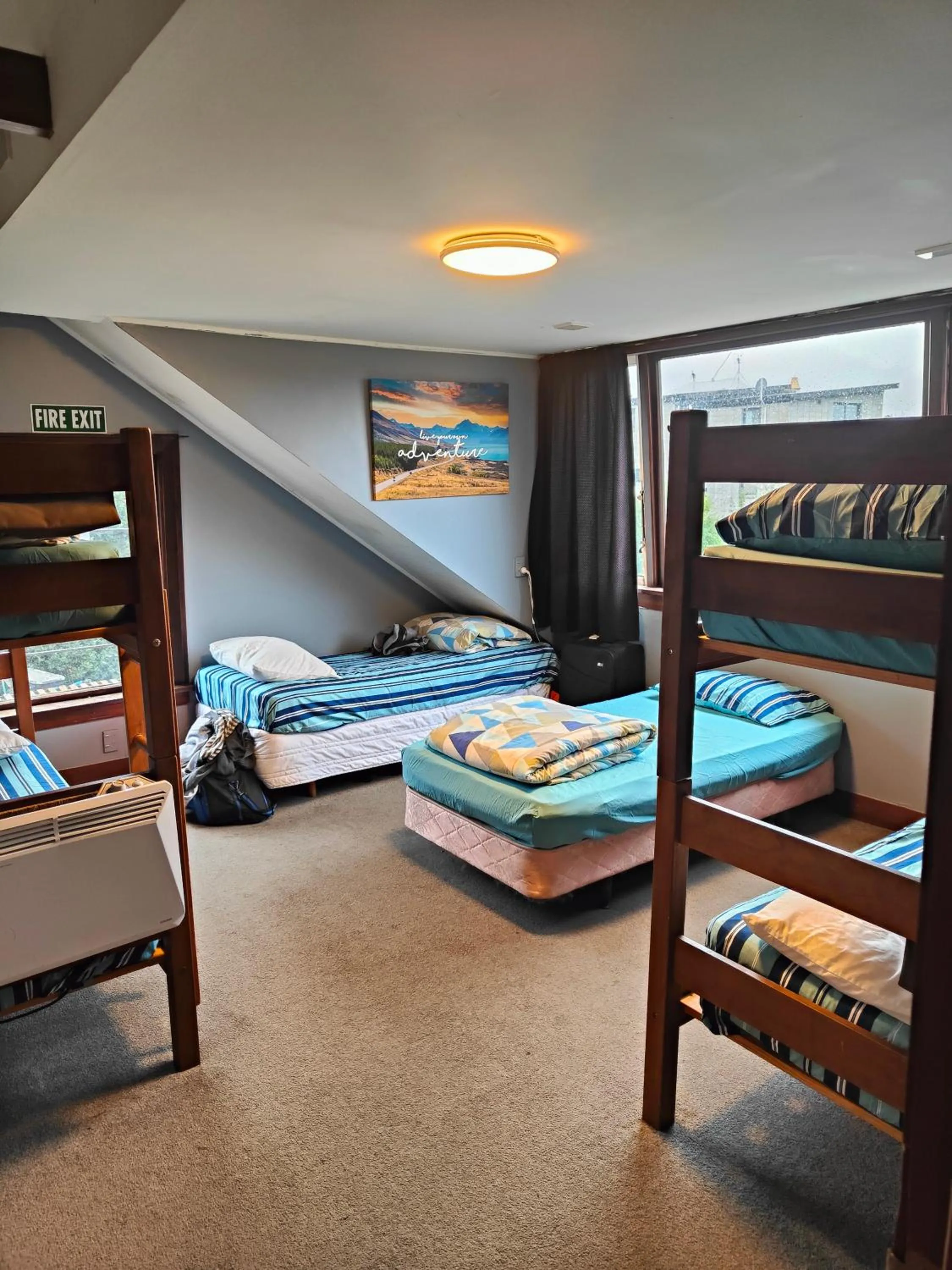 Bedroom, Bunk Bed in Manor house backpackers