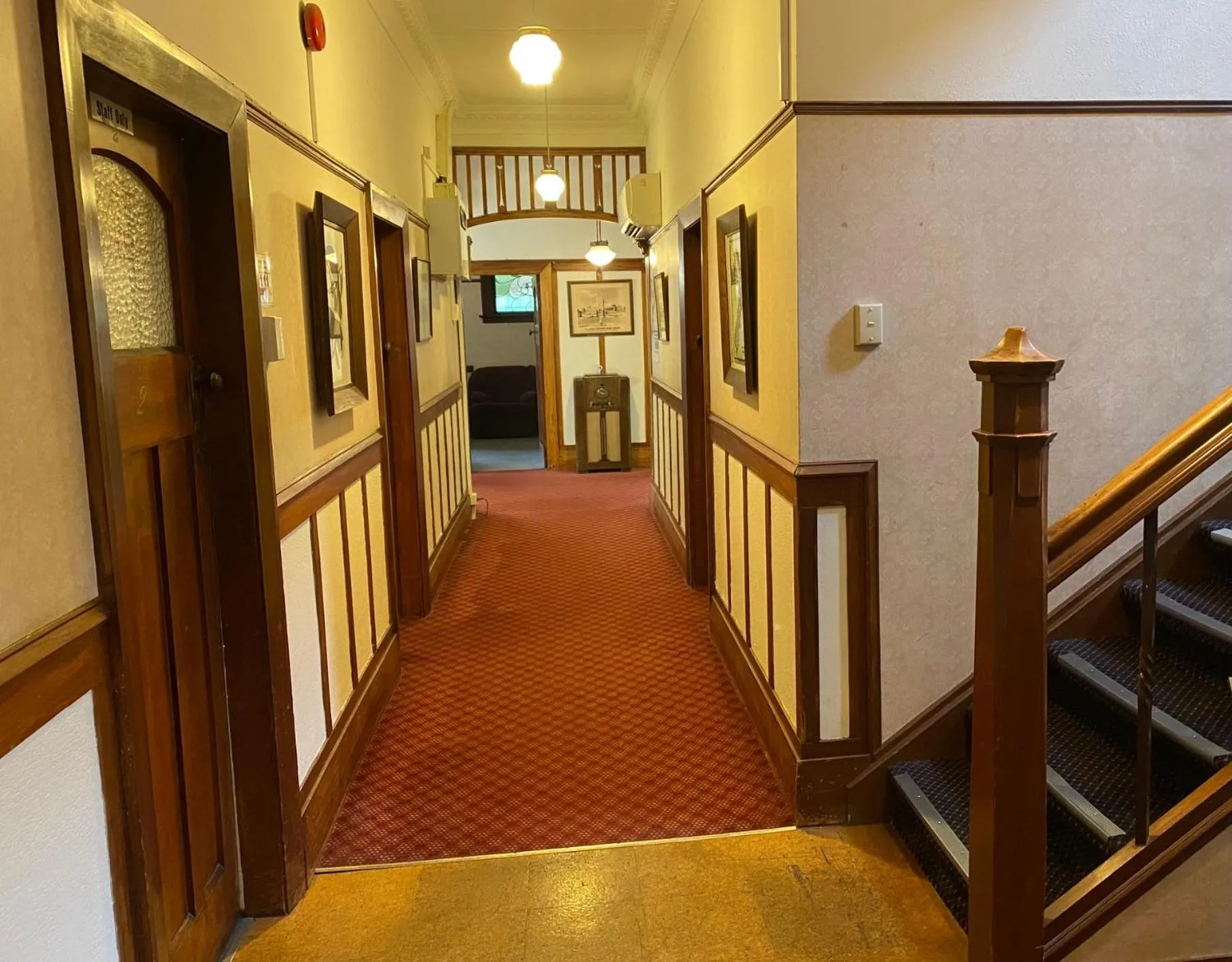 Decorative detail in Manor house backpackers