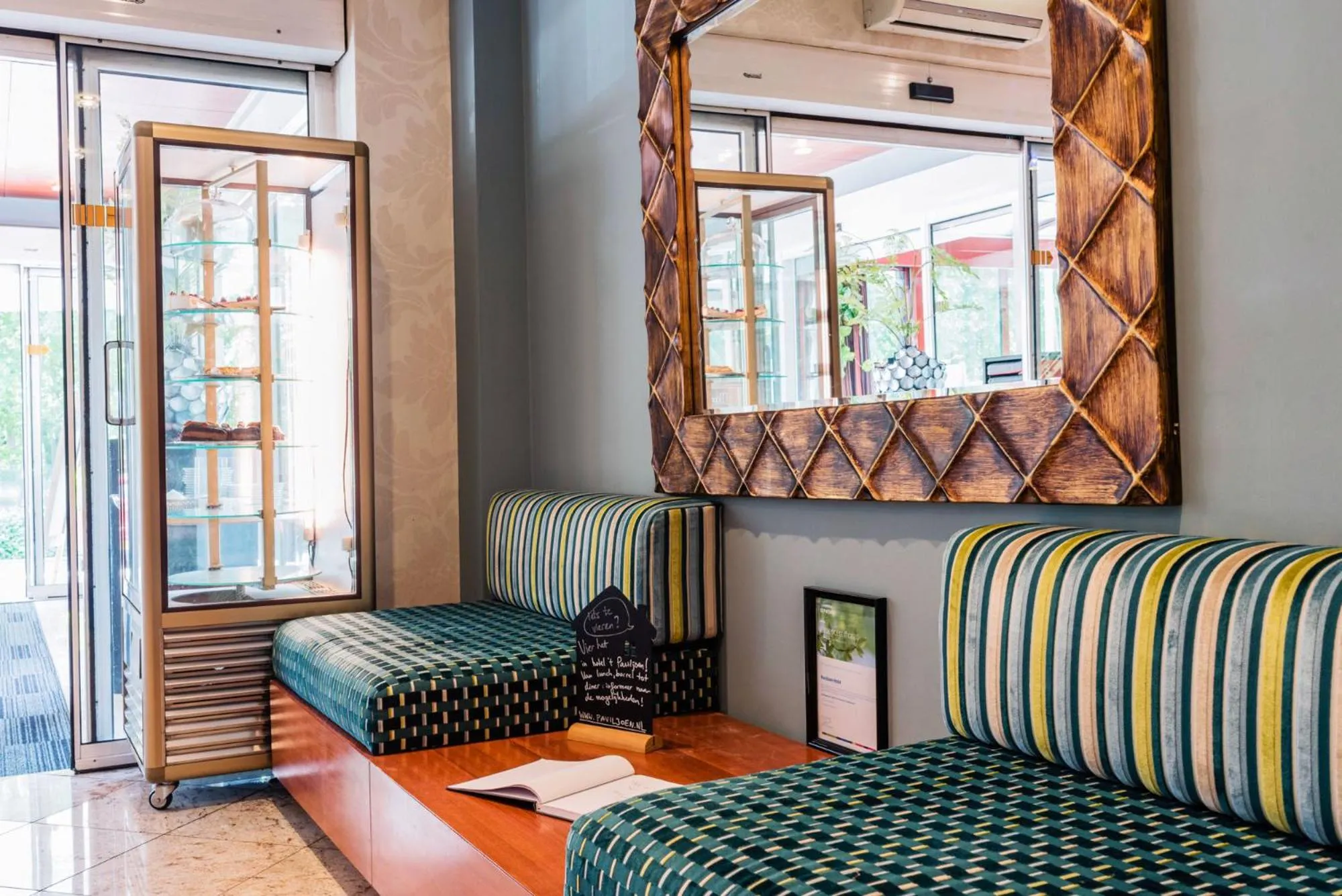 Lobby or reception in Hotel 't Paviljoen