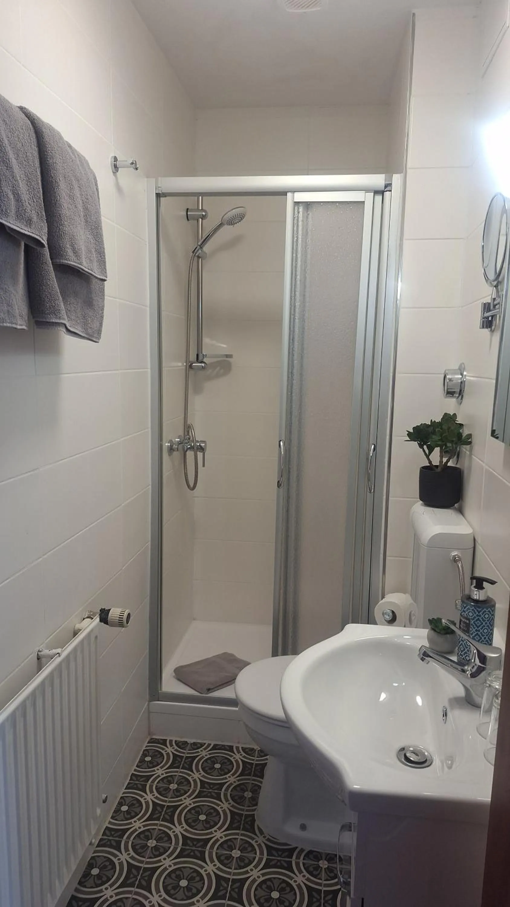 Shower in Gästehaus Mittmann