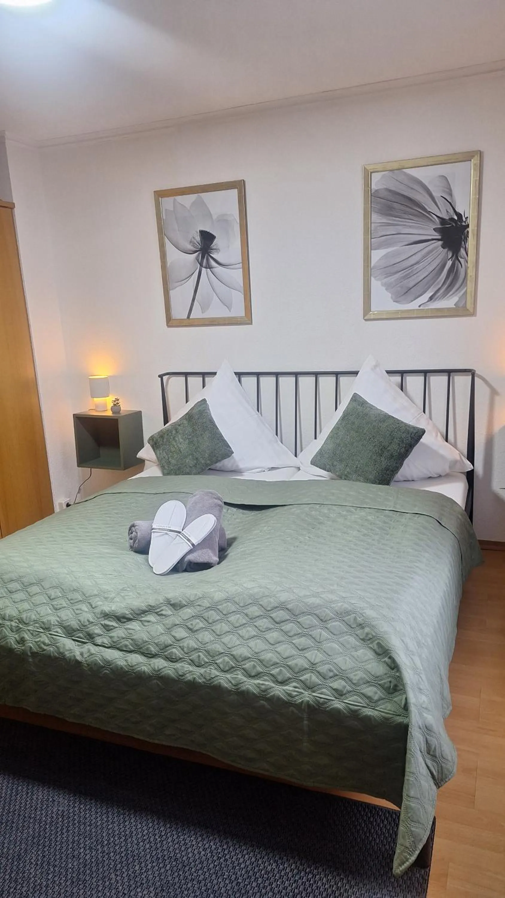 Bed in Gästehaus Mittmann