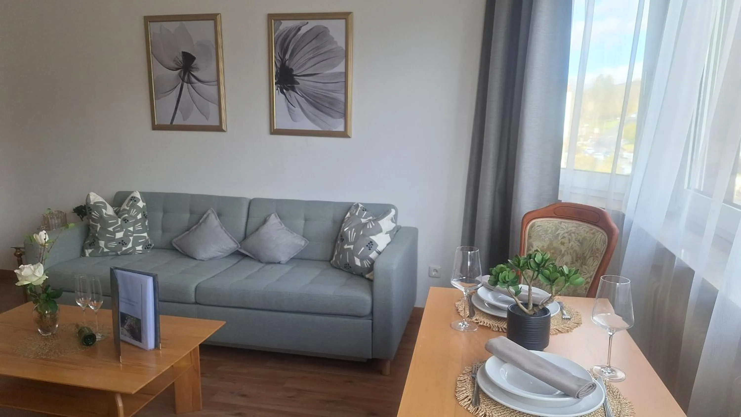 Living room in Gästehaus Mittmann