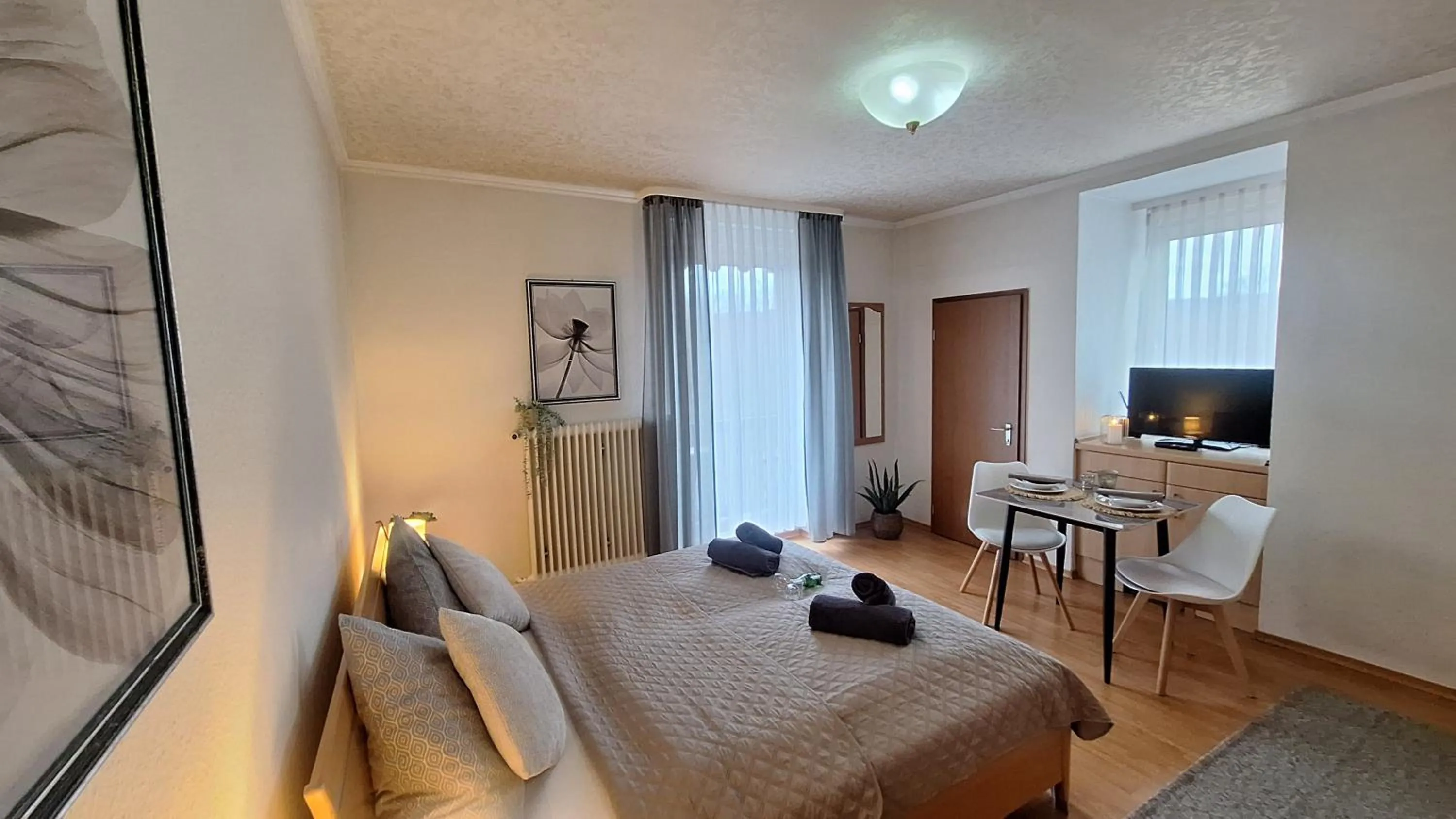 Bed in Gästehaus Mittmann