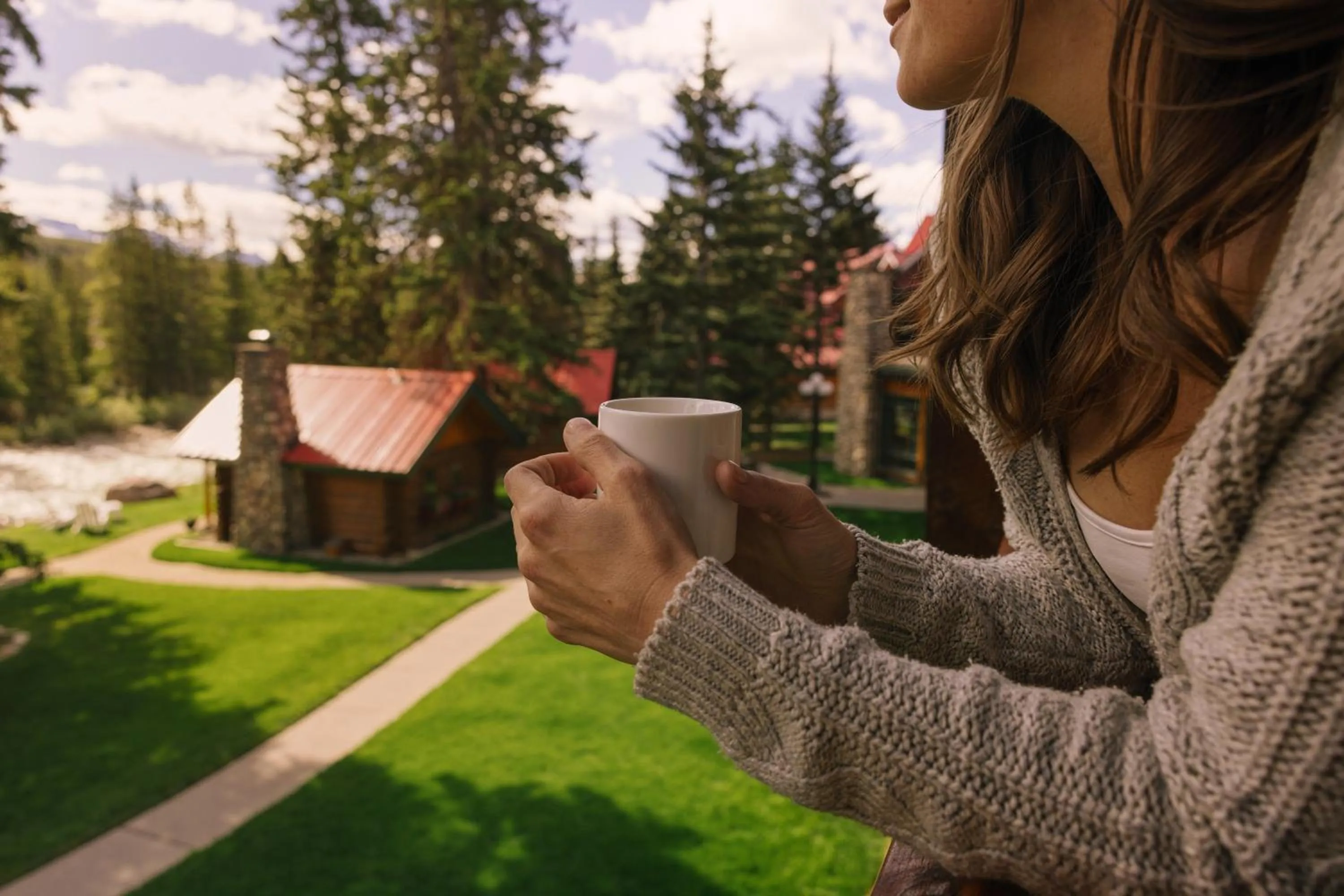Patio in Post Hotel & Spa