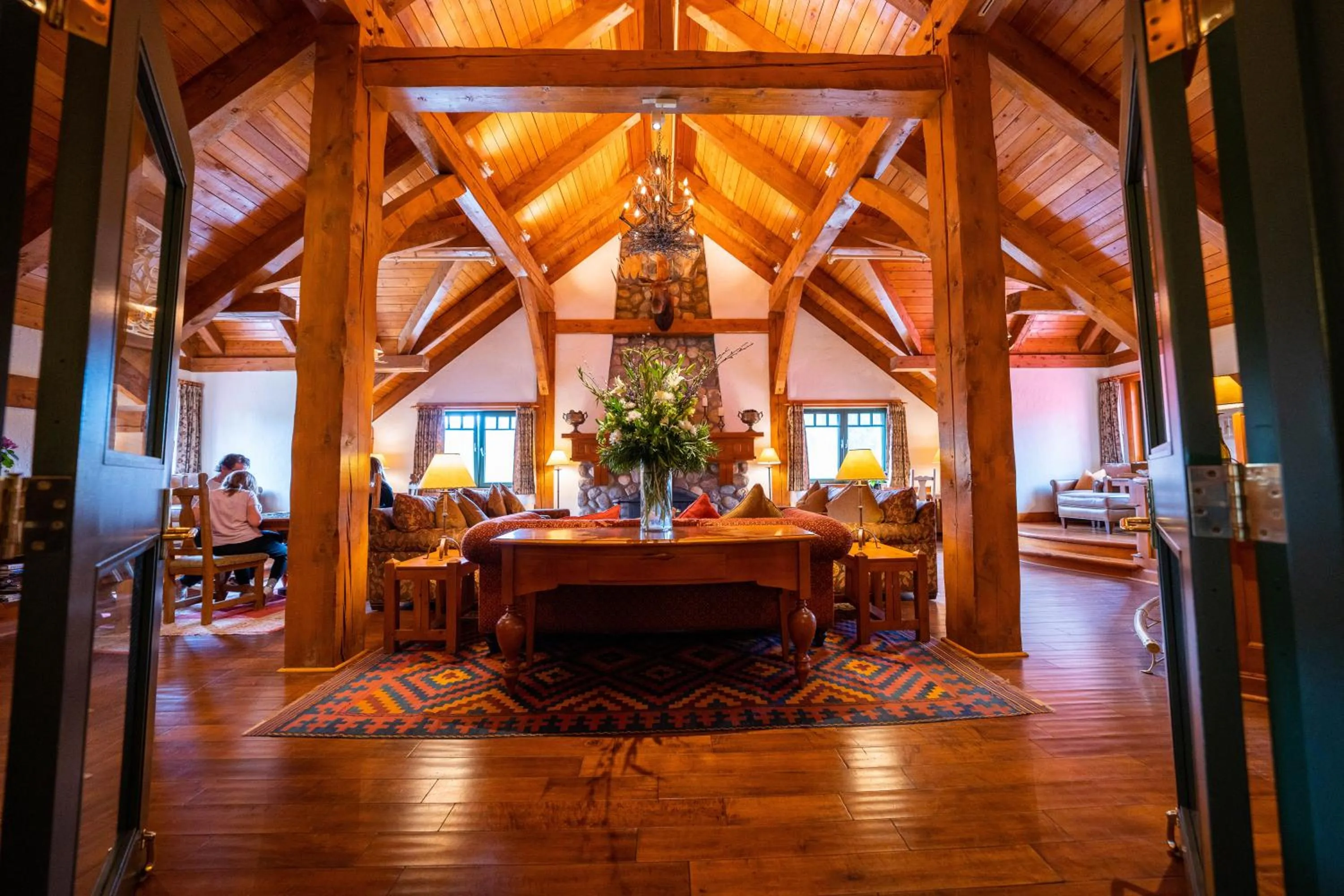 Library in Post Hotel & Spa