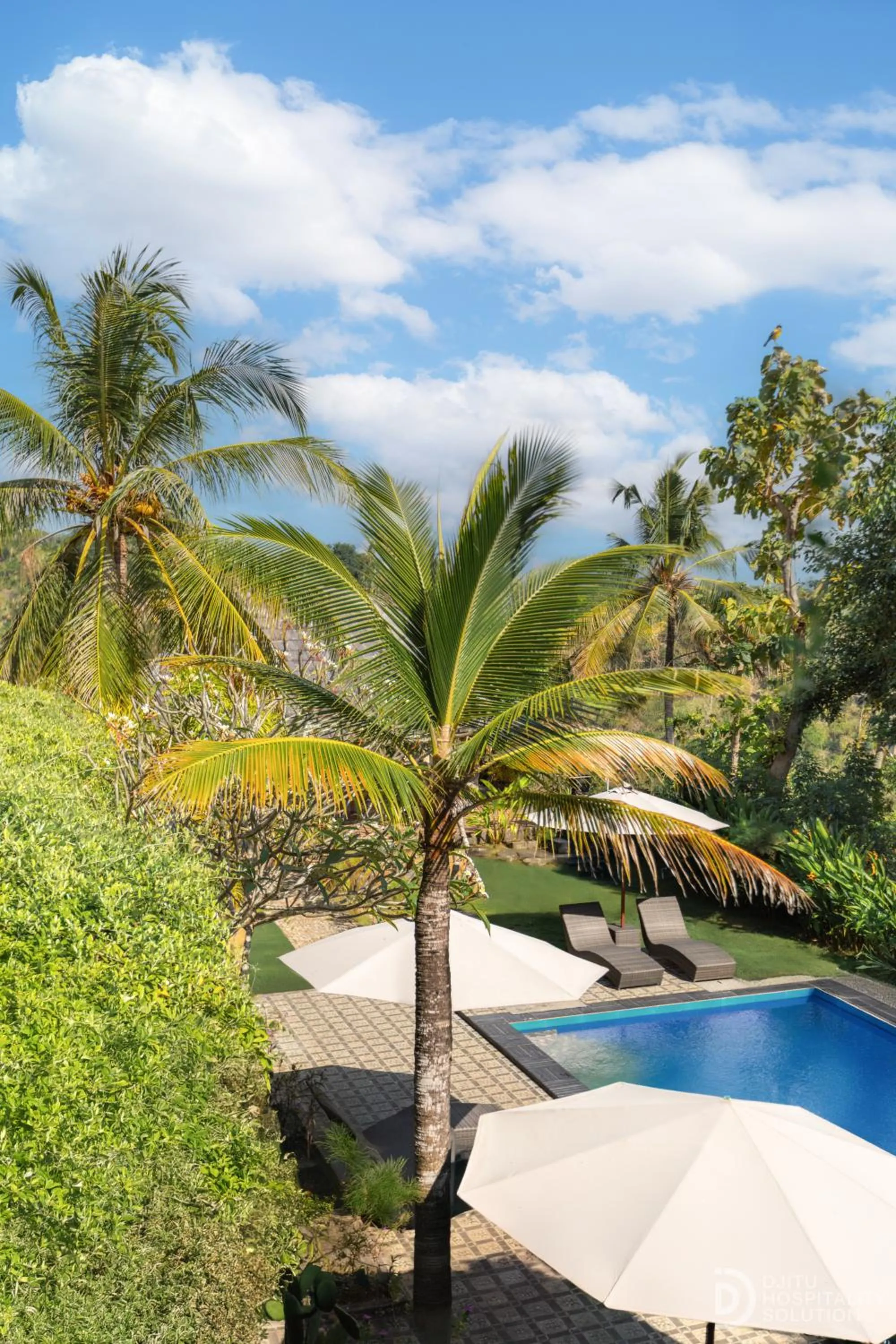 Garden view in Tinggian Hill Retreat