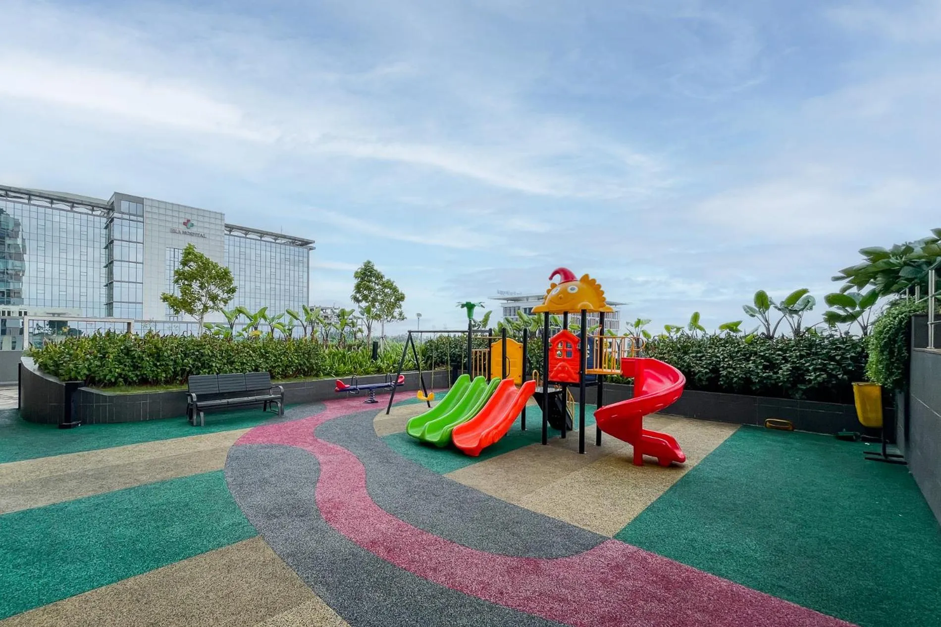 Children play ground in RedLiving Apartemen Sayana - Premium Property