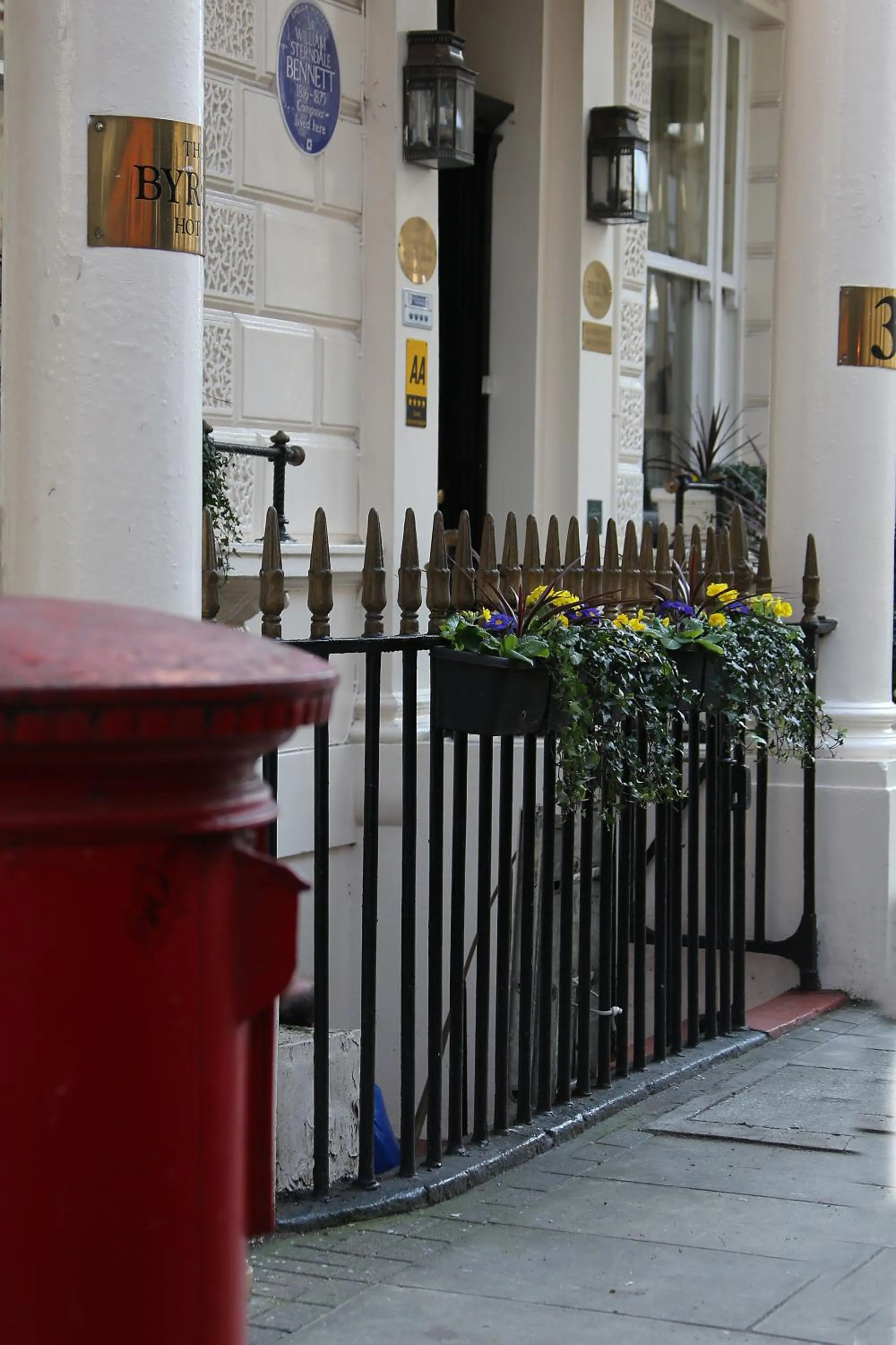 Decorative detail in Byron Hotel