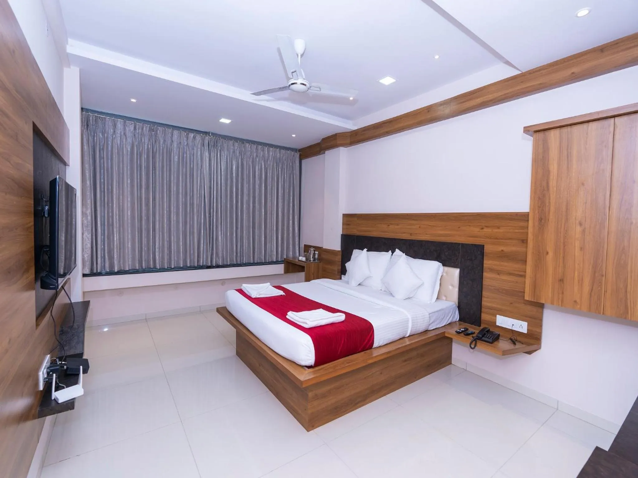 Bedroom in Hotel Chiranjeevi Kolhapur