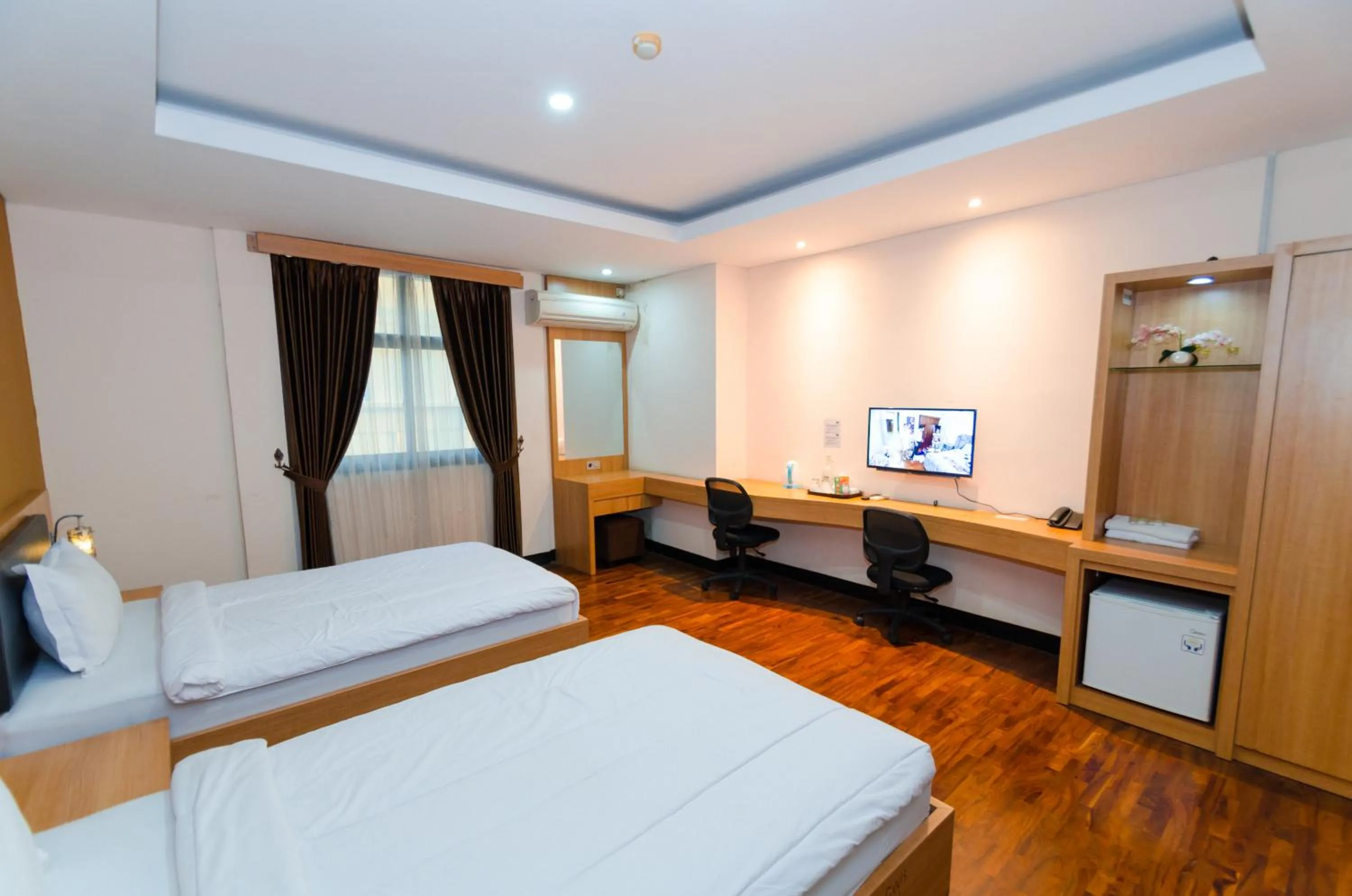 Bed in Graha Widya Bhakti at STIESIA Surabaya