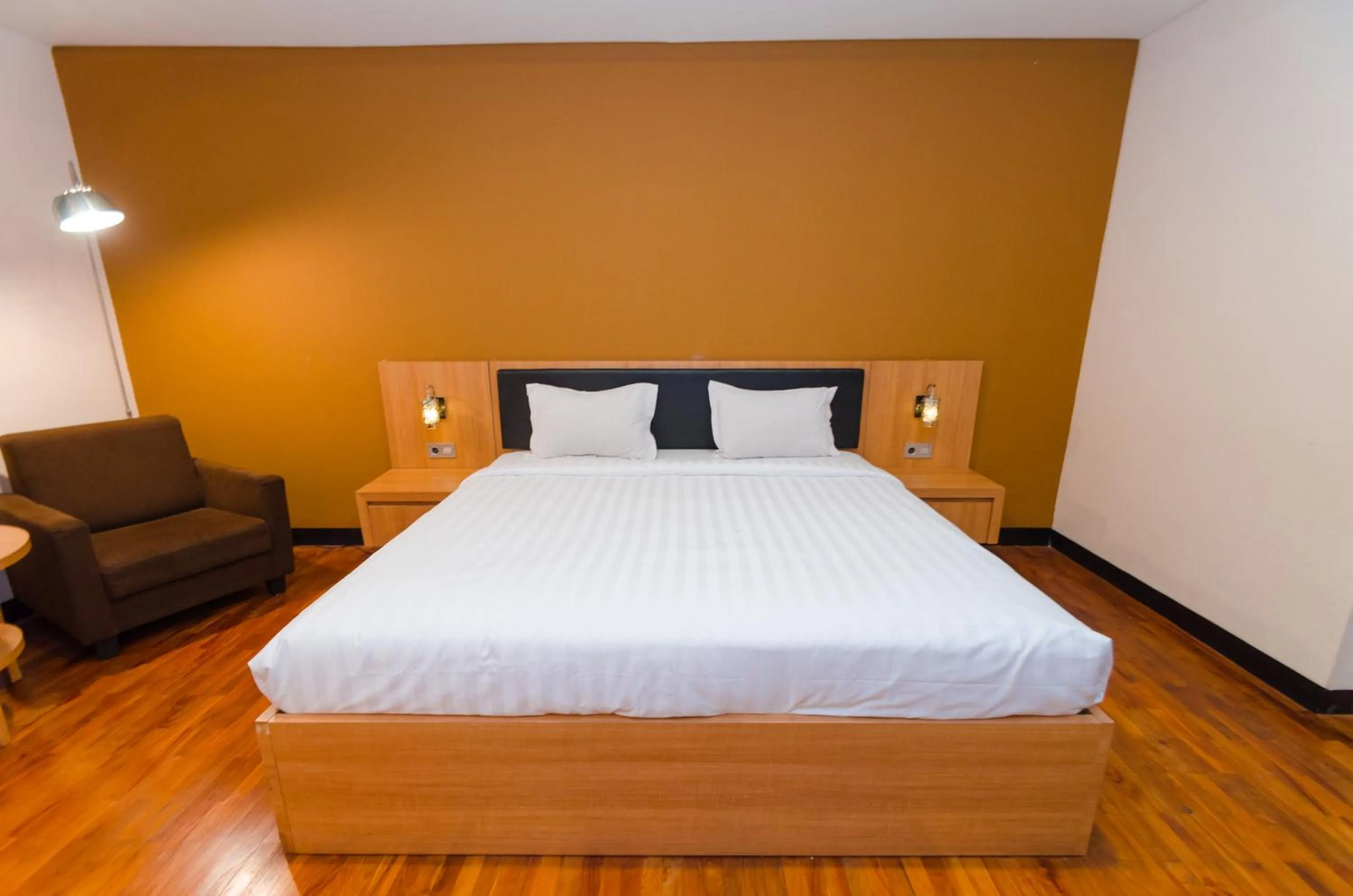 Bed in Graha Widya Bhakti at STIESIA Surabaya