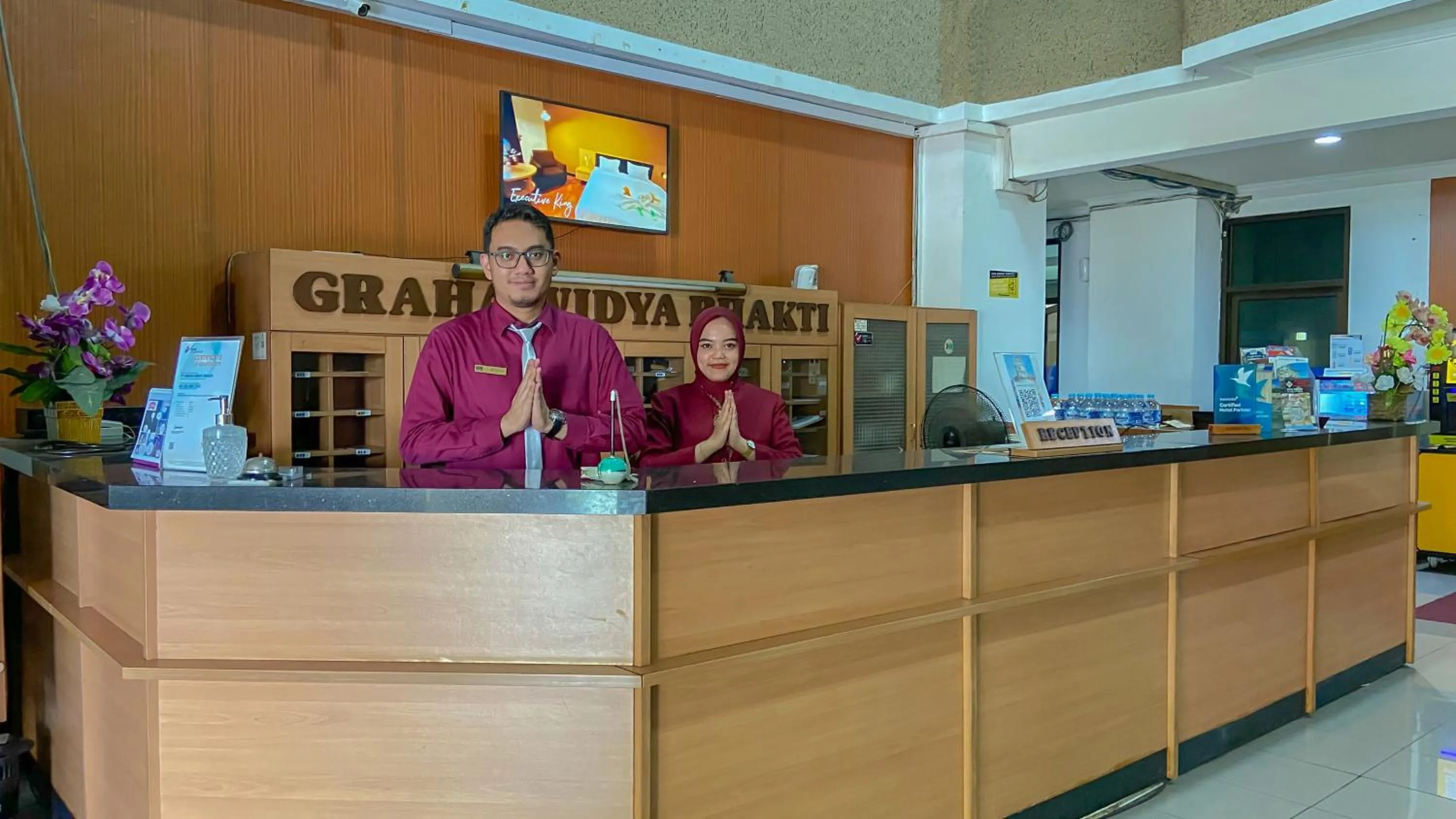 Staff in Graha Widya Bhakti at STIESIA Surabaya