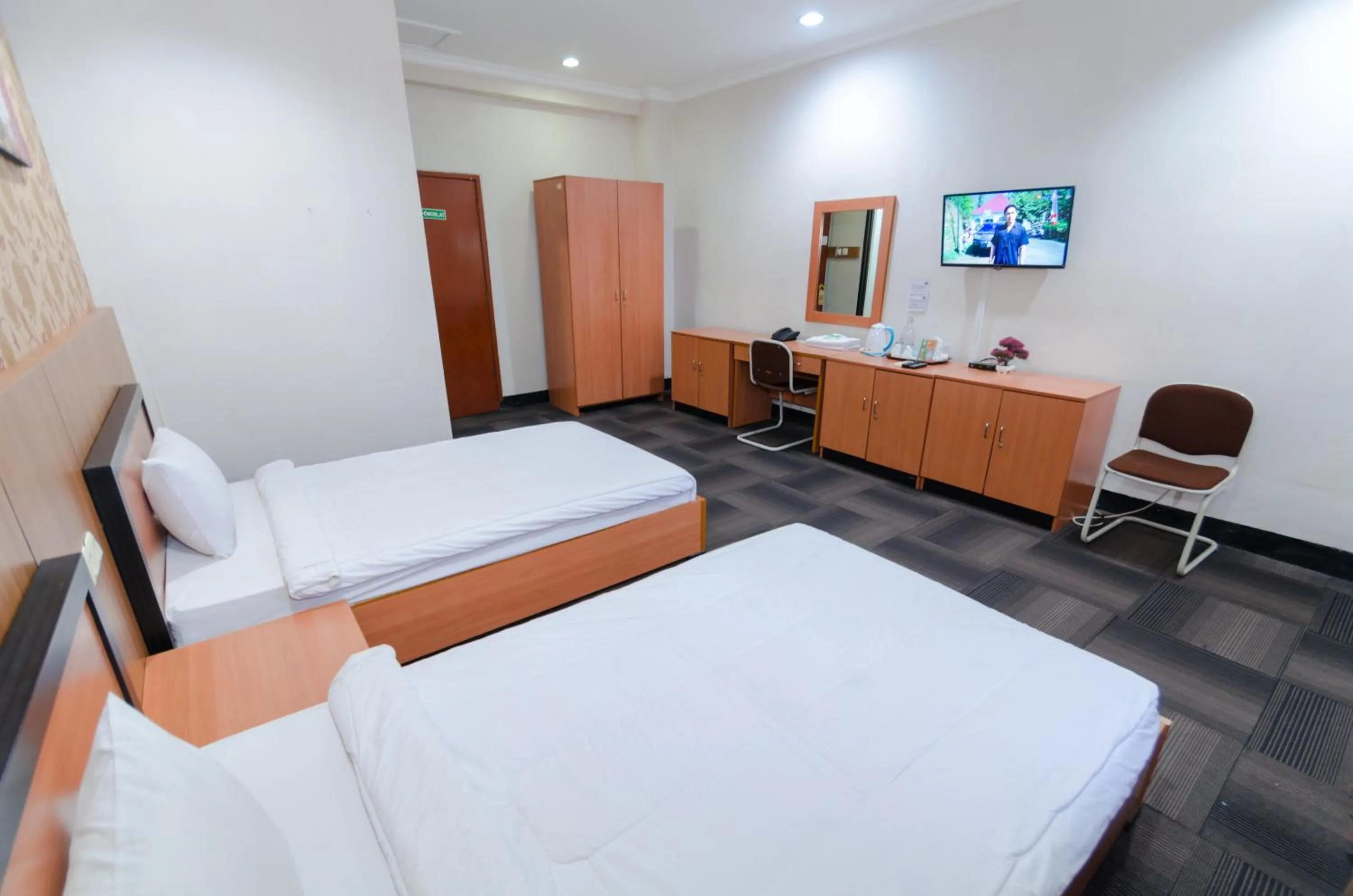 Bed in Graha Widya Bhakti at STIESIA Surabaya