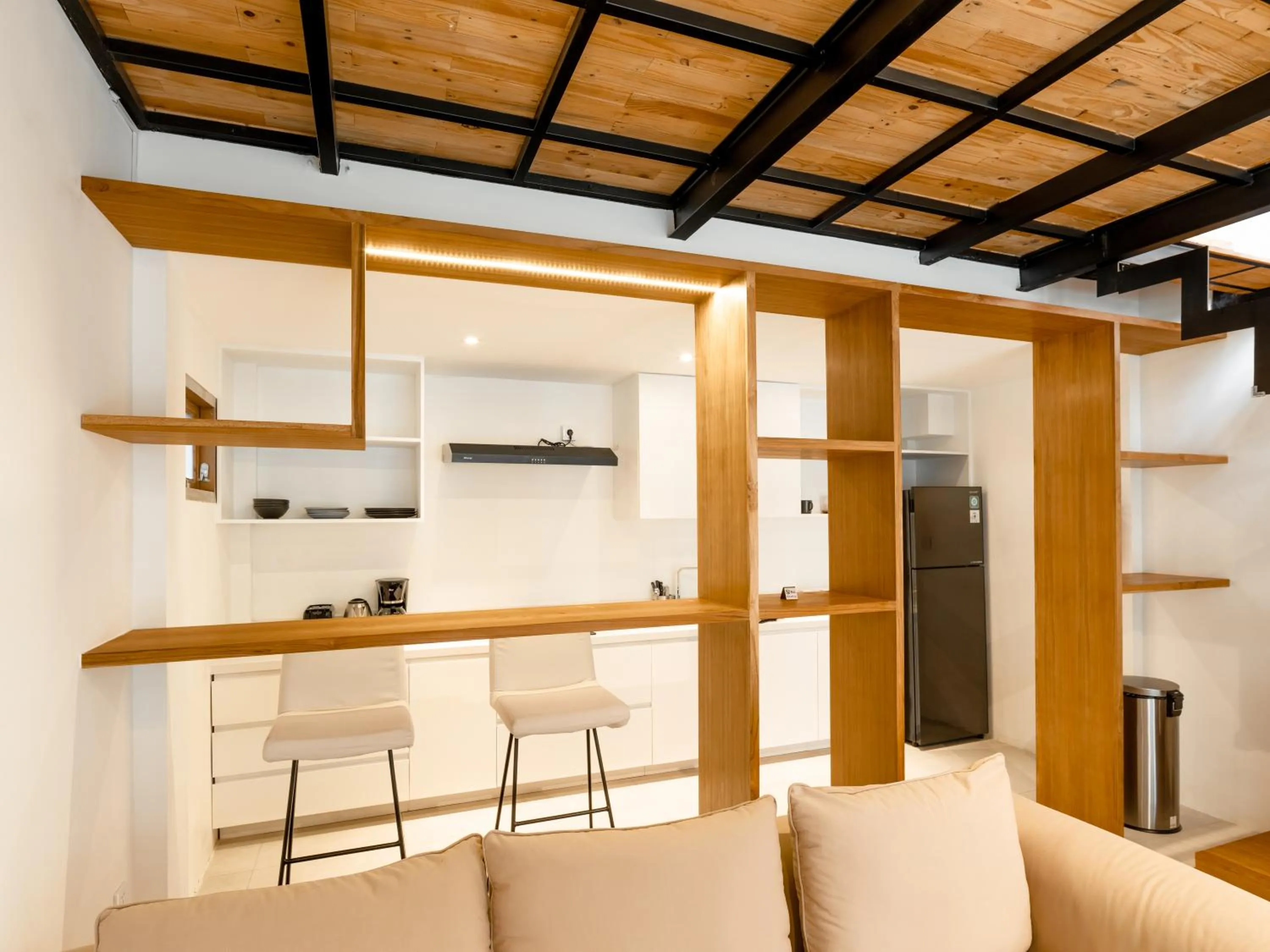 Kitchen or kitchenette in Berawa Village Suite