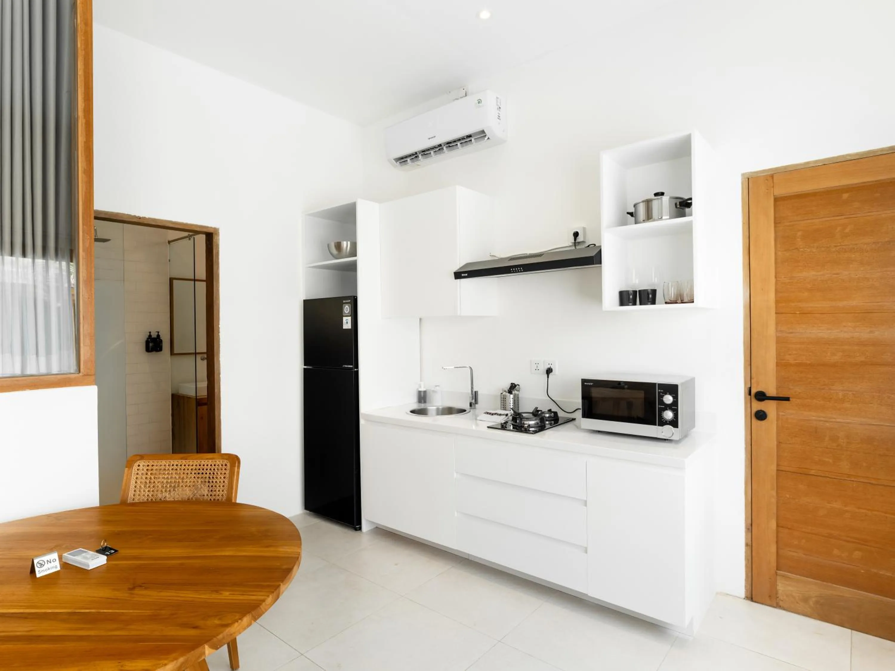Kitchen or kitchenette in Berawa Village Suite