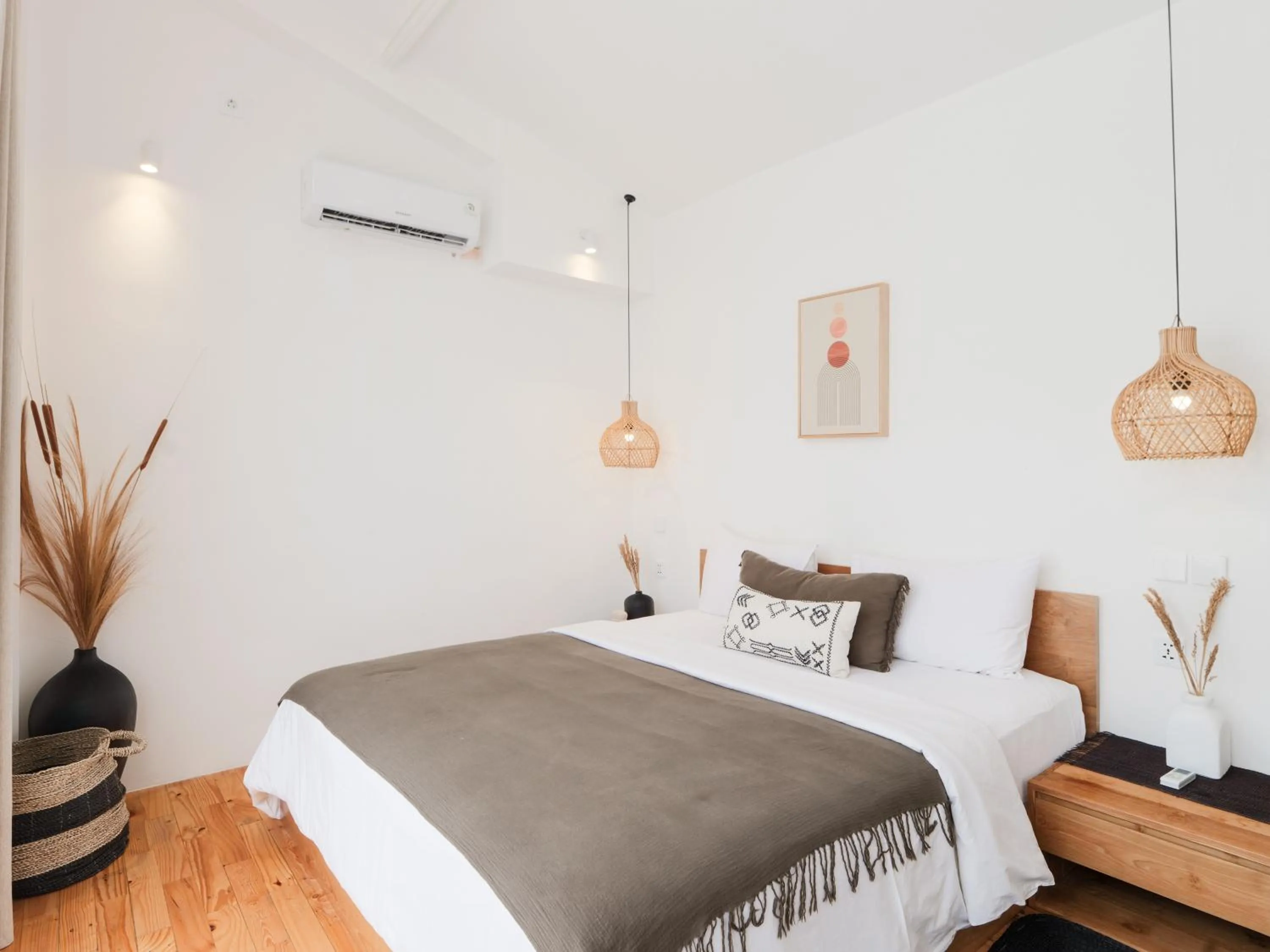 Bed in Berawa Village Suite